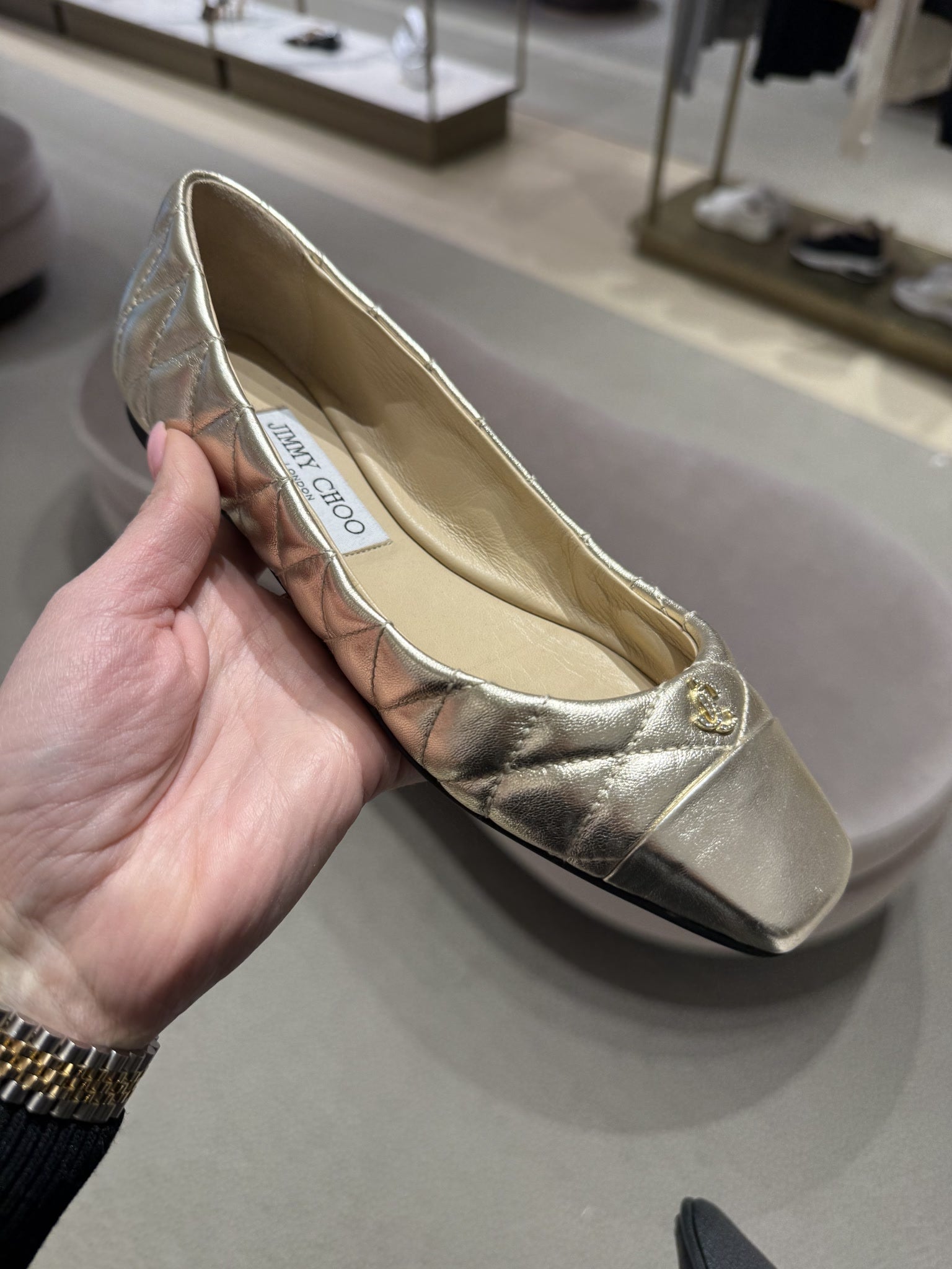 Jimmy Choo Lei Flat QuiltedJimmy Choo
