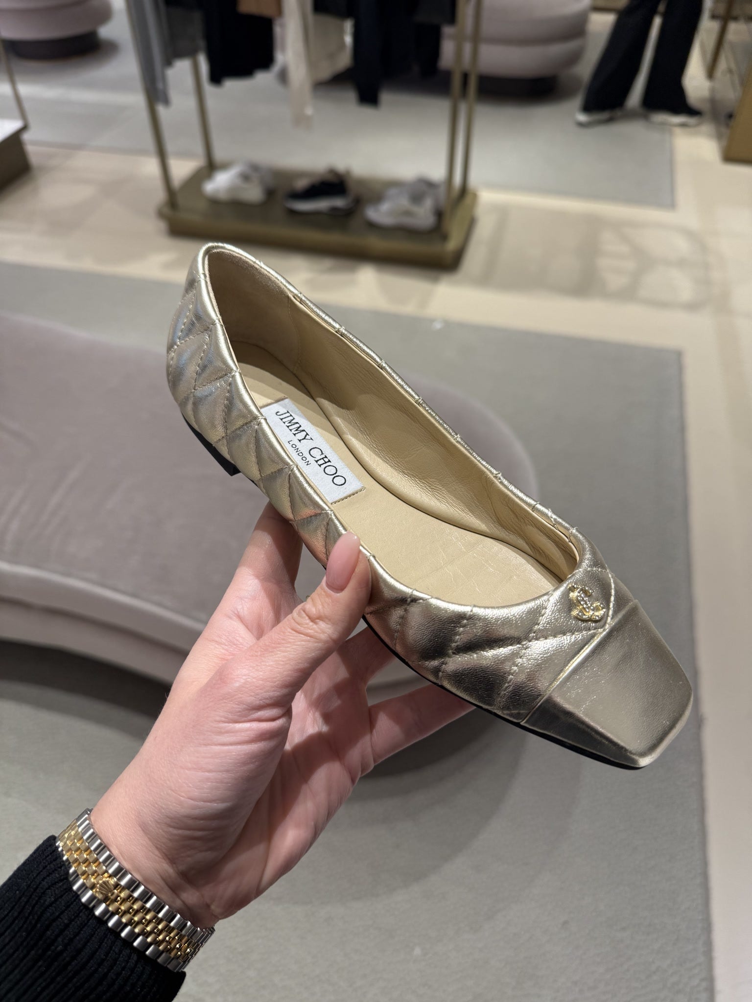 Jimmy Choo Lei Flat QuiltedJimmy Choo