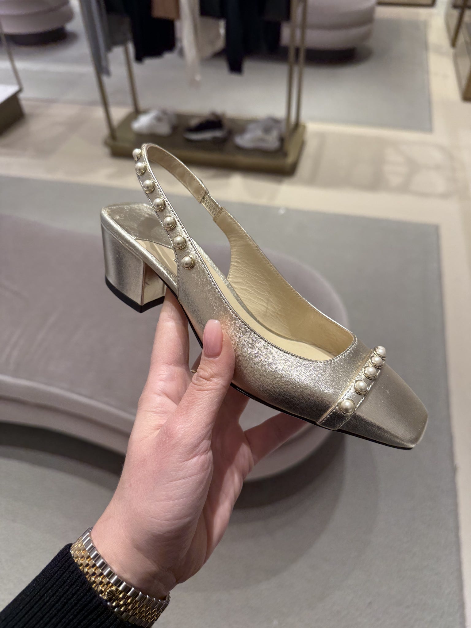 Jimmy Choo Metallic NappaJimmy Choo