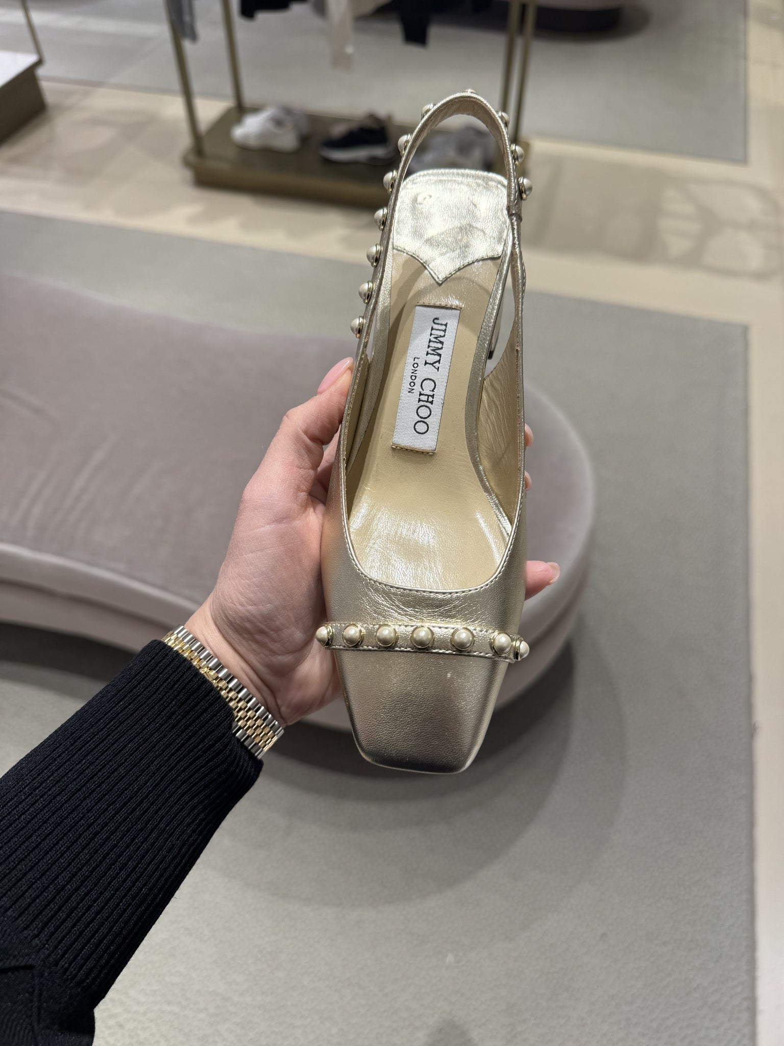 Jimmy Choo Metallic NappaJimmy Choo