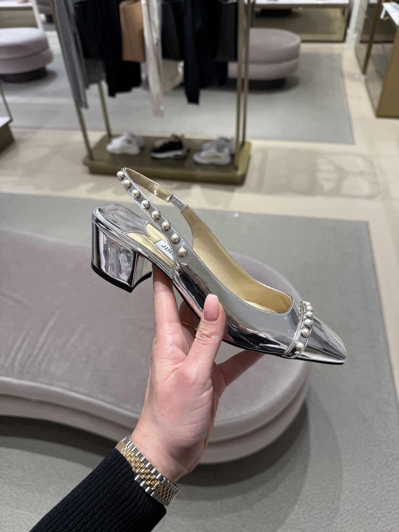 Jimmy Choo Mirror FabricJimmy Choo