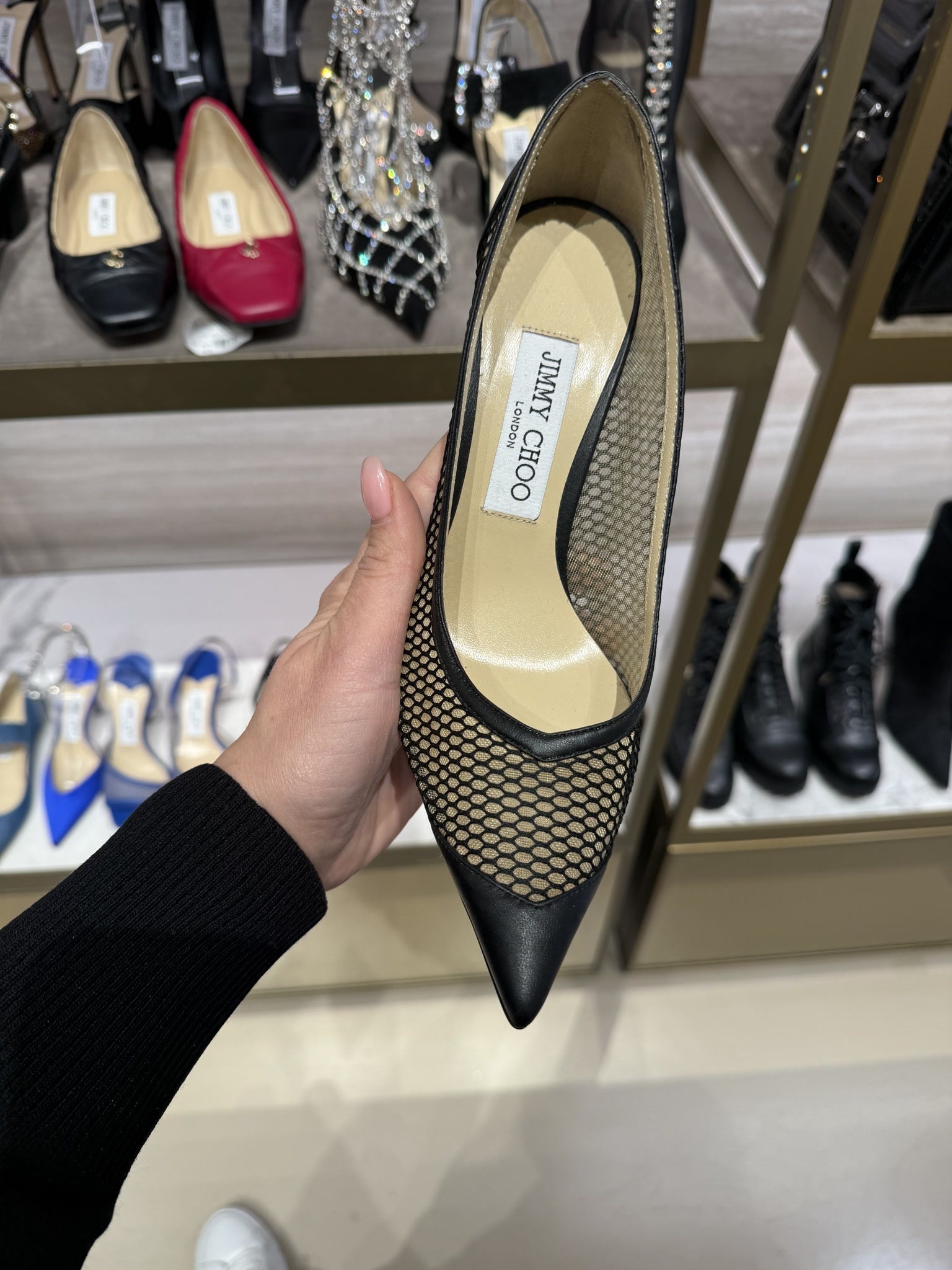 Jimmy Choo Sutton Nappa MeshJimmy Choo