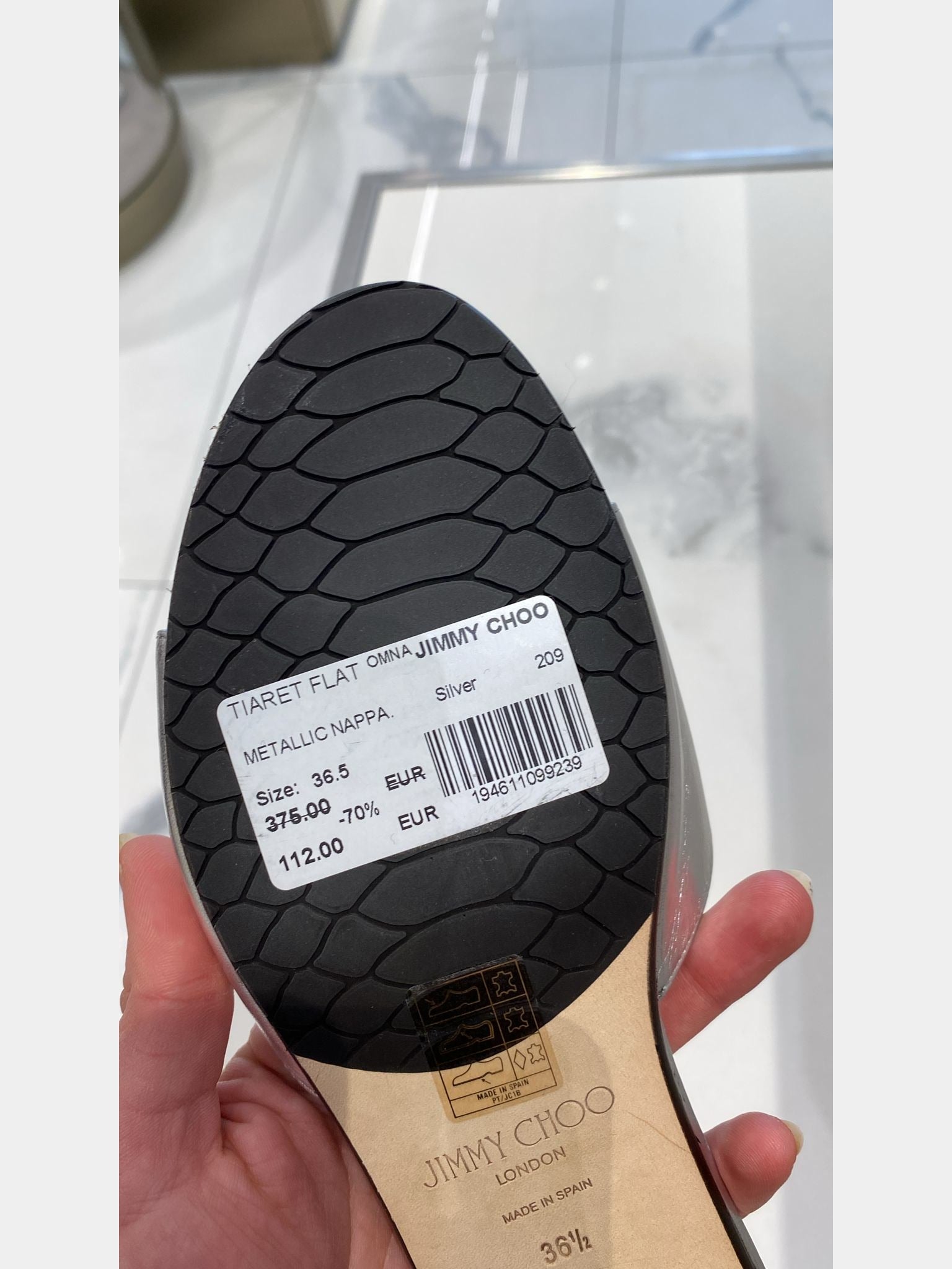 JIMMY CHOO TIARET FLAT OMNAJIMMY CHOO