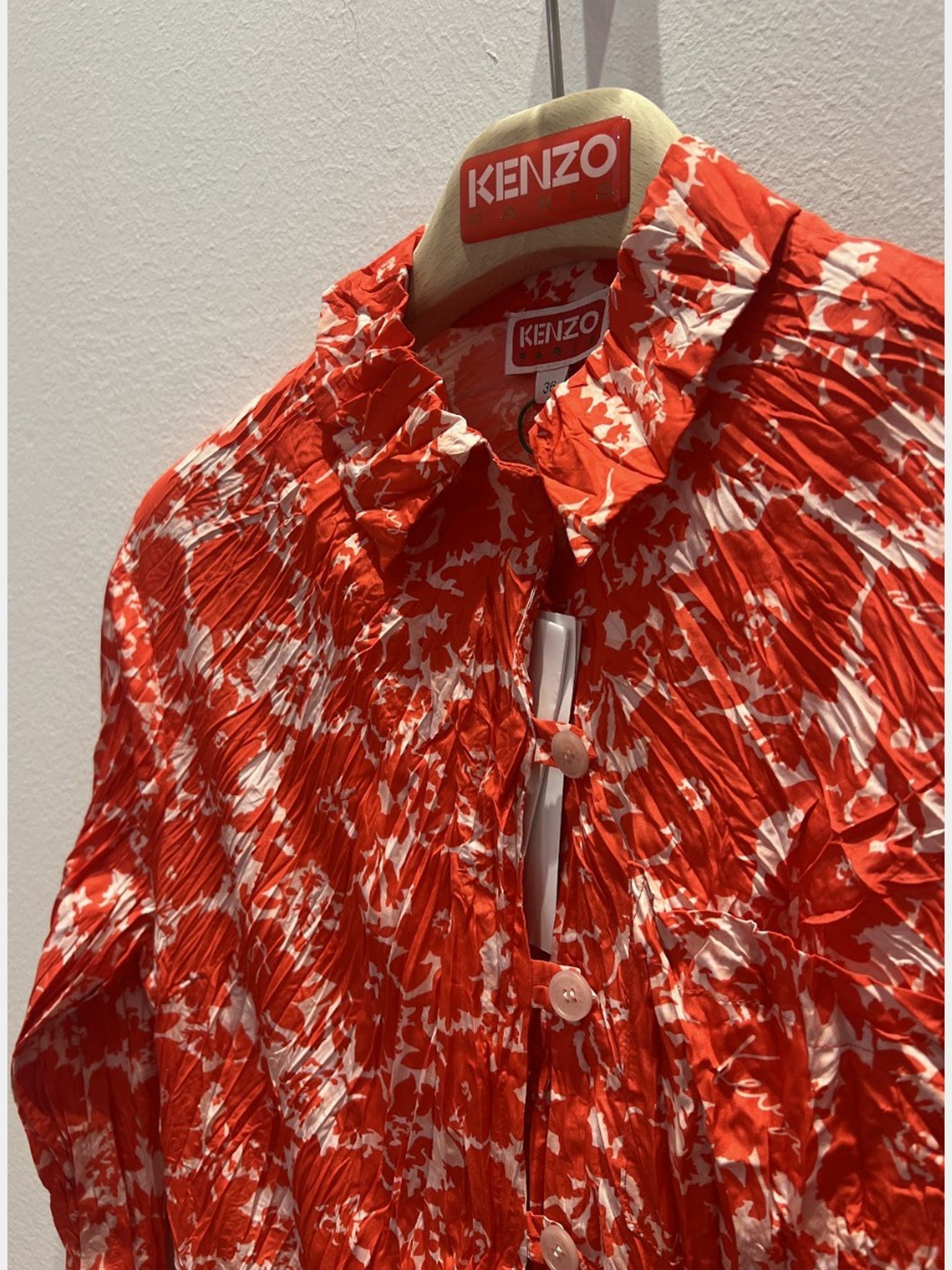 KENZO Damska Sukienka Czerwona FB Drobe 954 21Kenzo