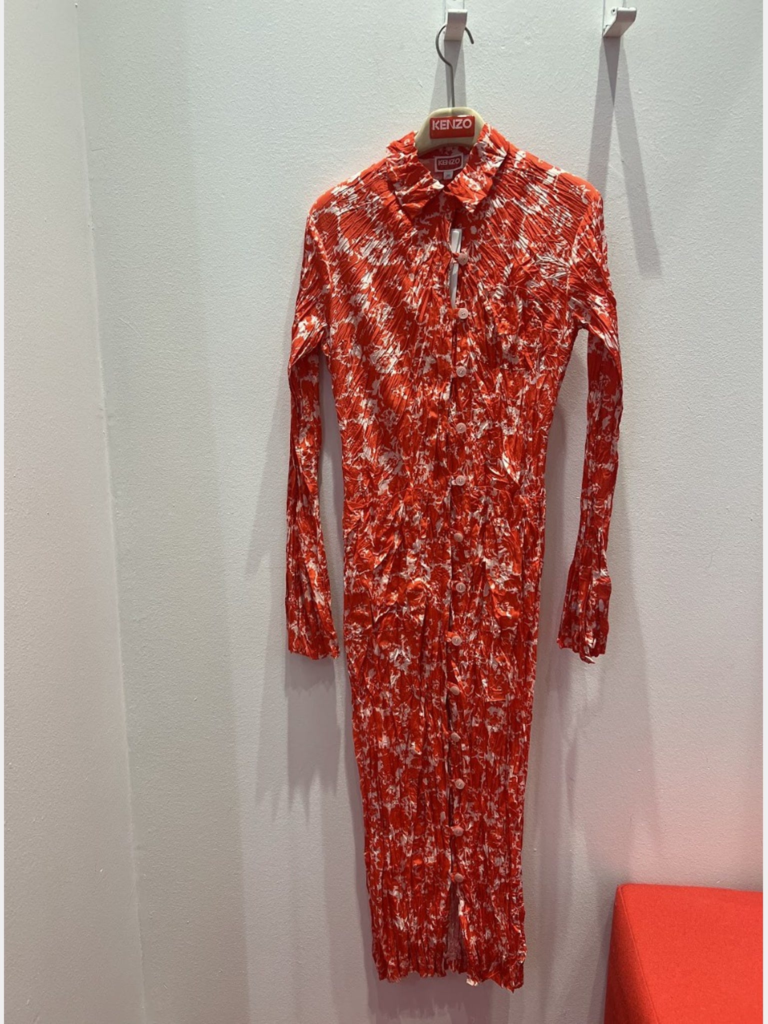 KENZO Damska Sukienka Czerwona FB Drobe 954 21Kenzo