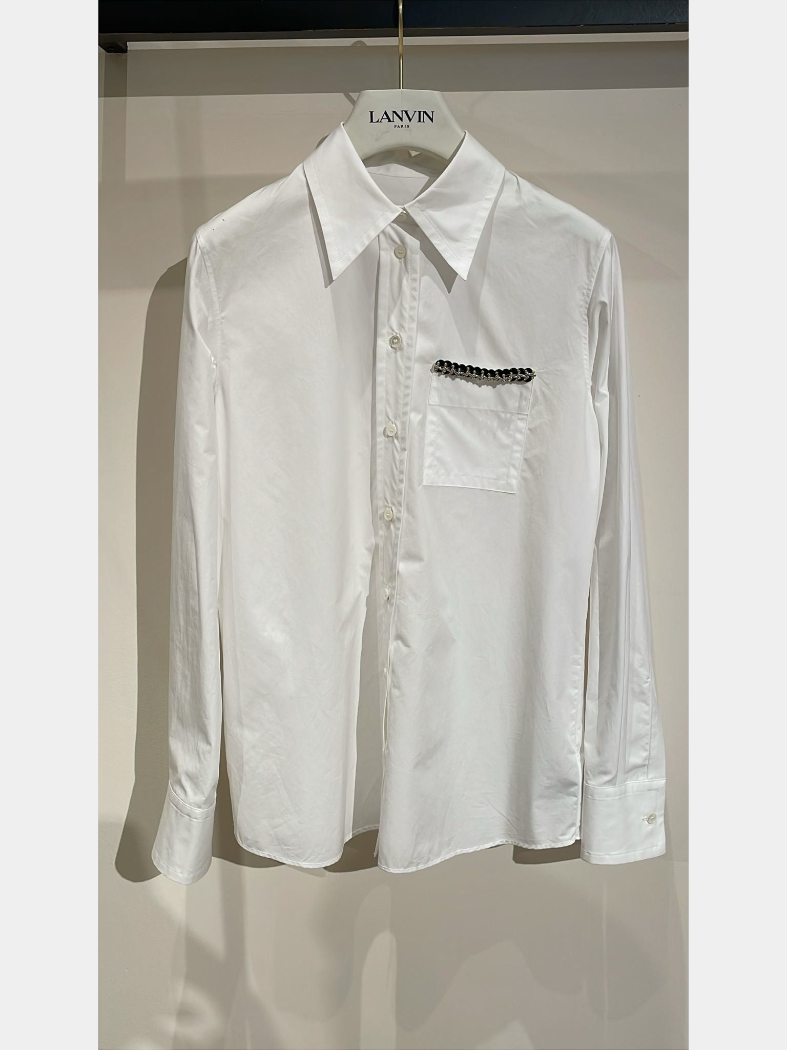 Lanvin Embroidered Regular Fit ShirtLanvin