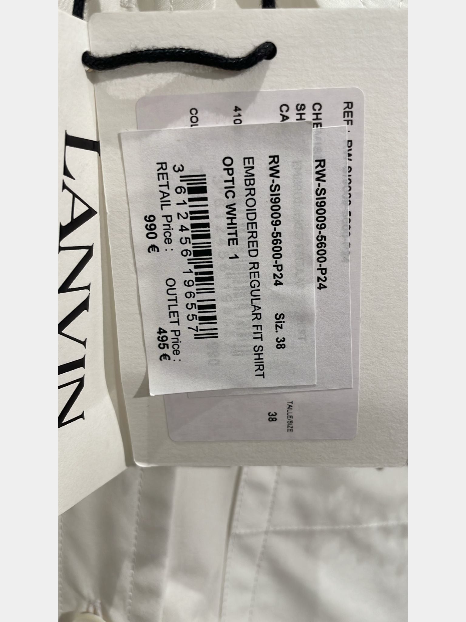 Lanvin Embroidered Regular Fit ShirtLanvin