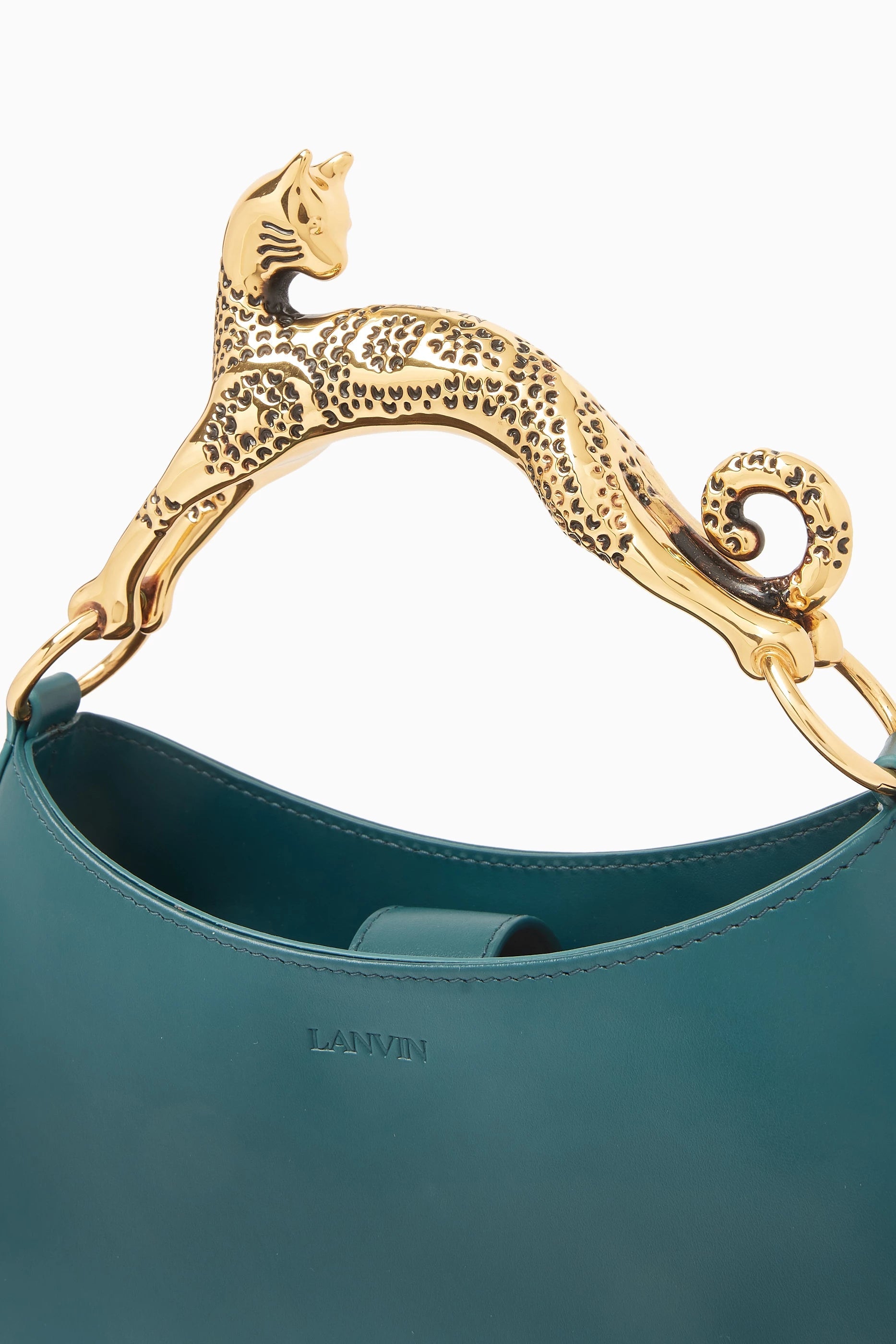Lanvin Hobo Cat Bag in Calfskin LeatherLanvin