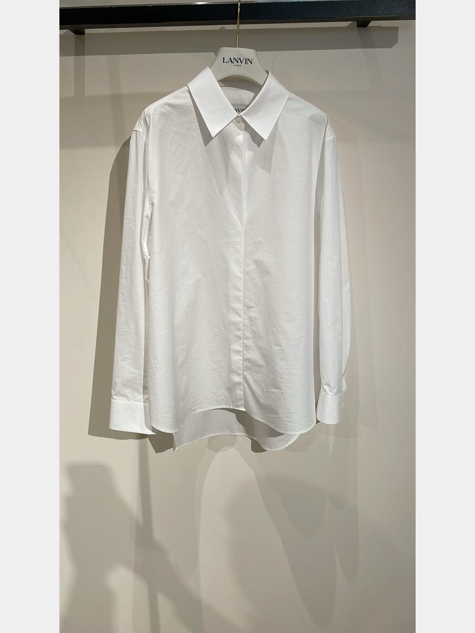 Lanvin Long Sleeve Cocoon Tunic ShirtLanvin