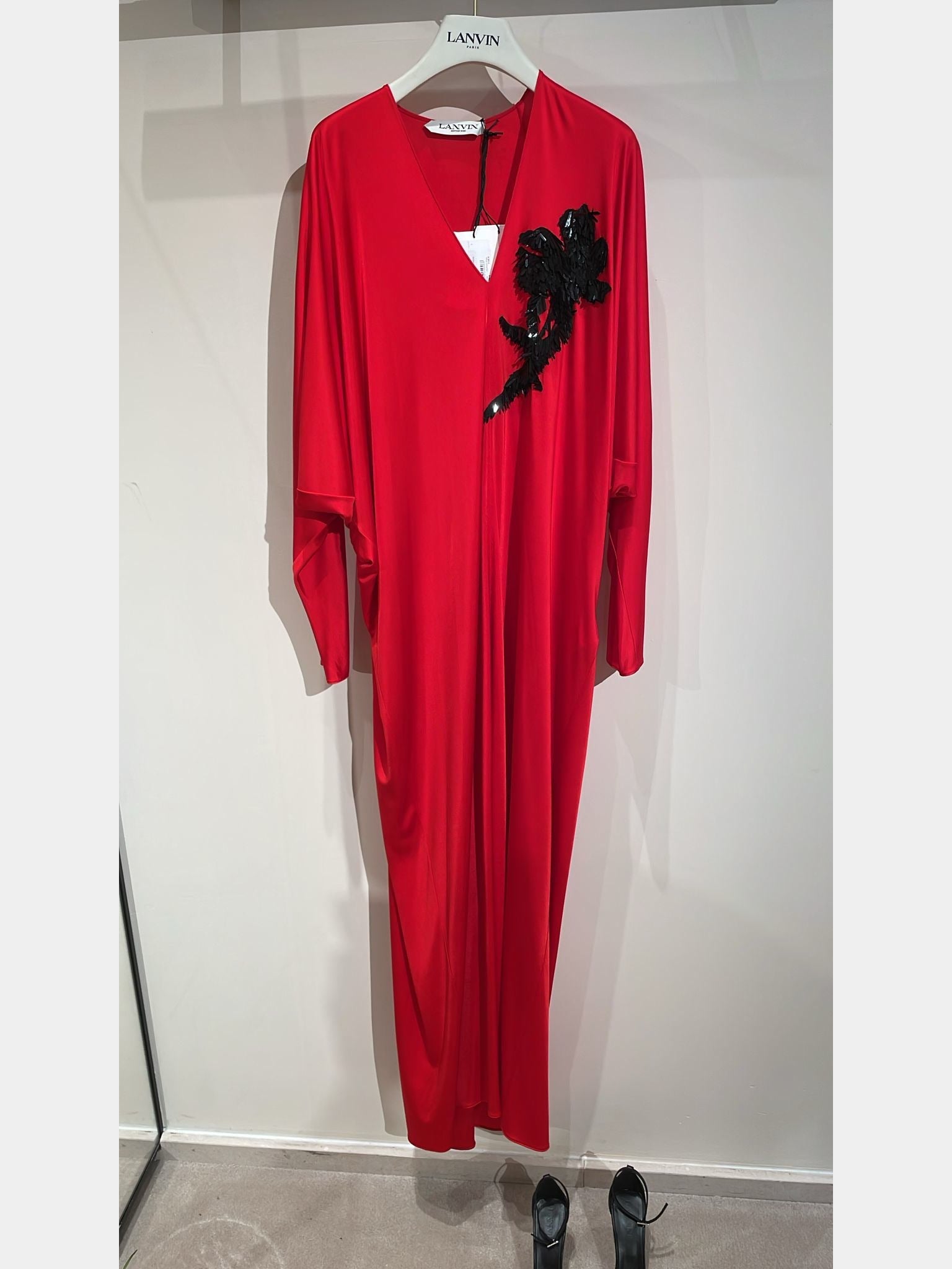 Lanvin Long Sleeved Caftan DressLanvin
