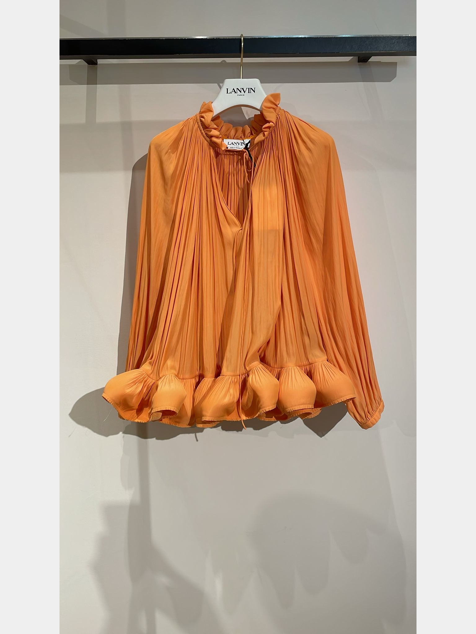 Lanvin Mango Long Sleeve BlouseLanvin
