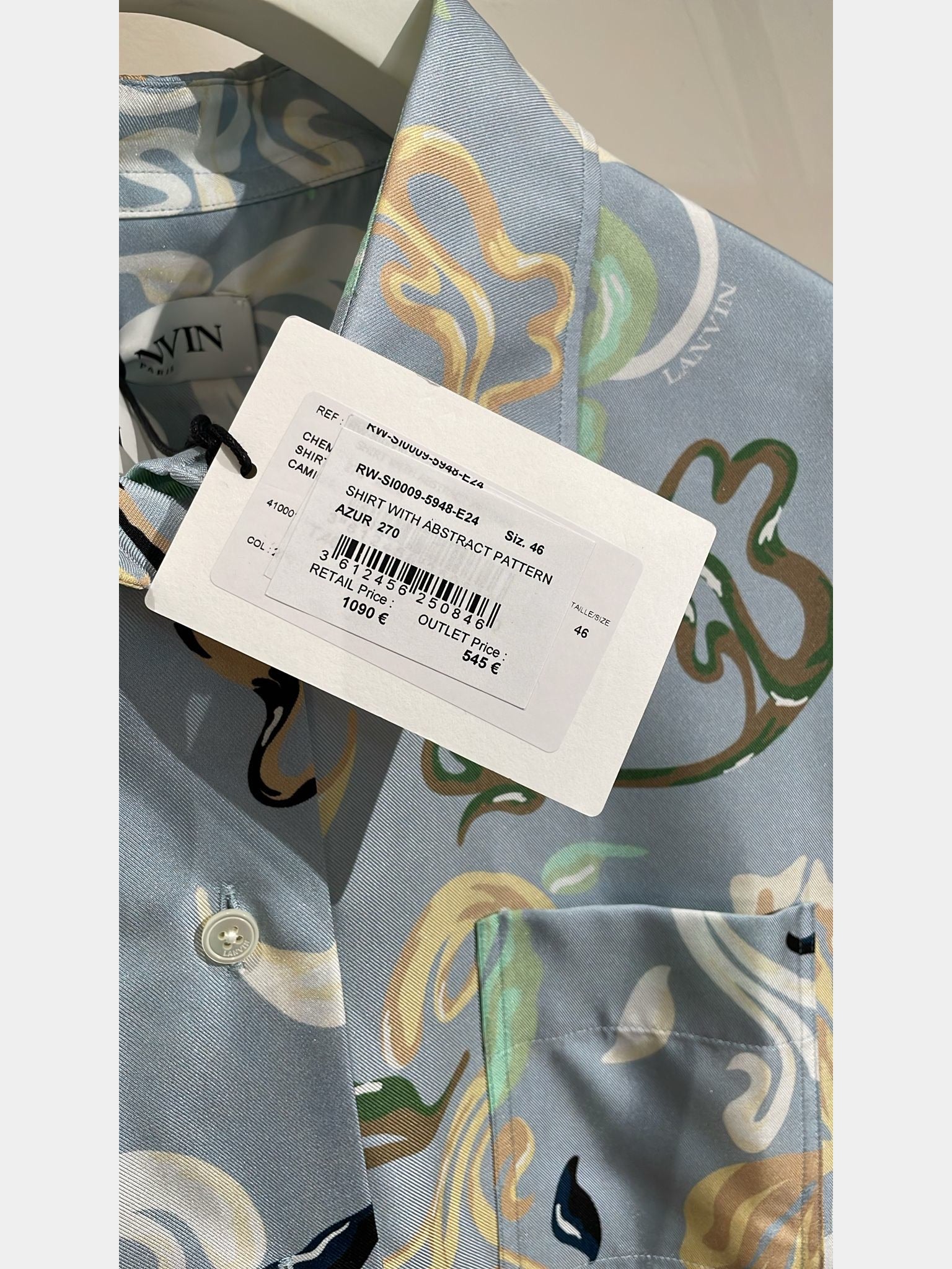 Lanvin Shirt with Abstract PatternLanvin