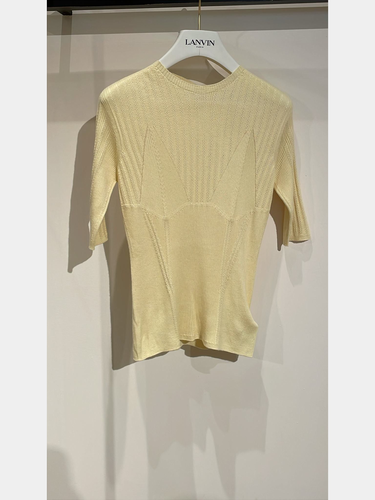 Lanvin Short Sleeve Top ChamomileLanvin