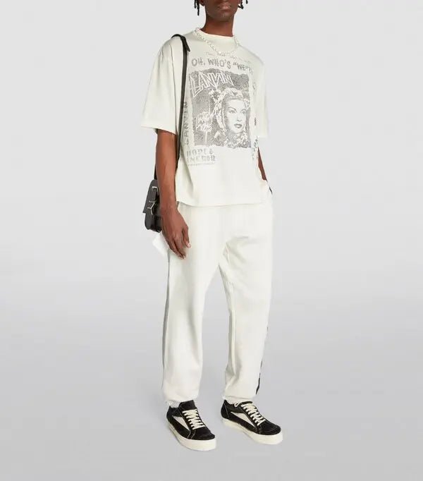 Lanvin x Future Distressed Graphic Print T-shirtLanvin