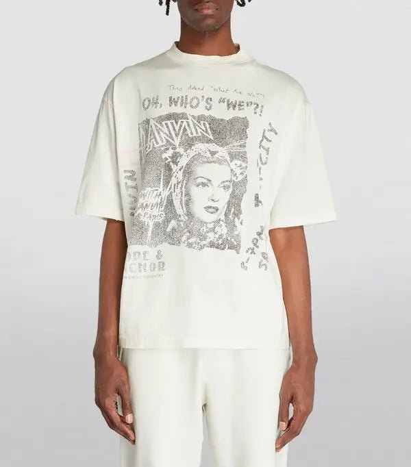 Lanvin x Future Distressed Graphic Print T-shirtLanvin