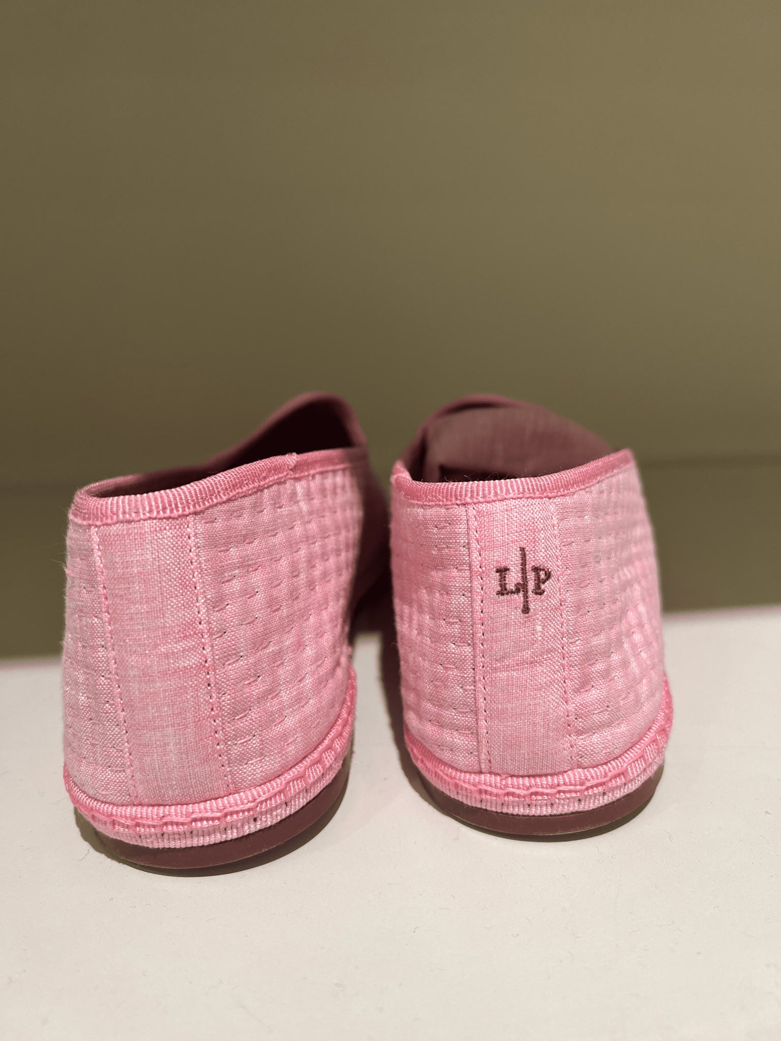 Loro Piana Damskie Buty Różowe Laguna Furlane Linen Mate FAN1516Loro Piana