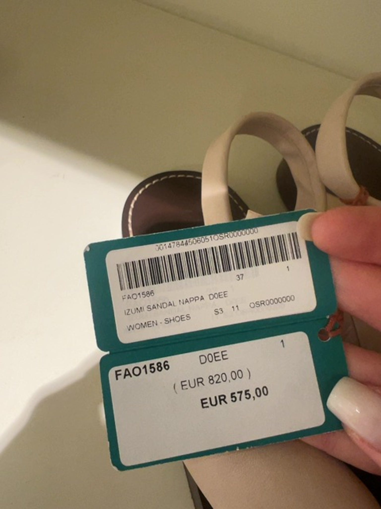 Loro Piana Damskie Sandały Beżowe Izumi Sandal Nappa DOEE FAO1586Loro Piana