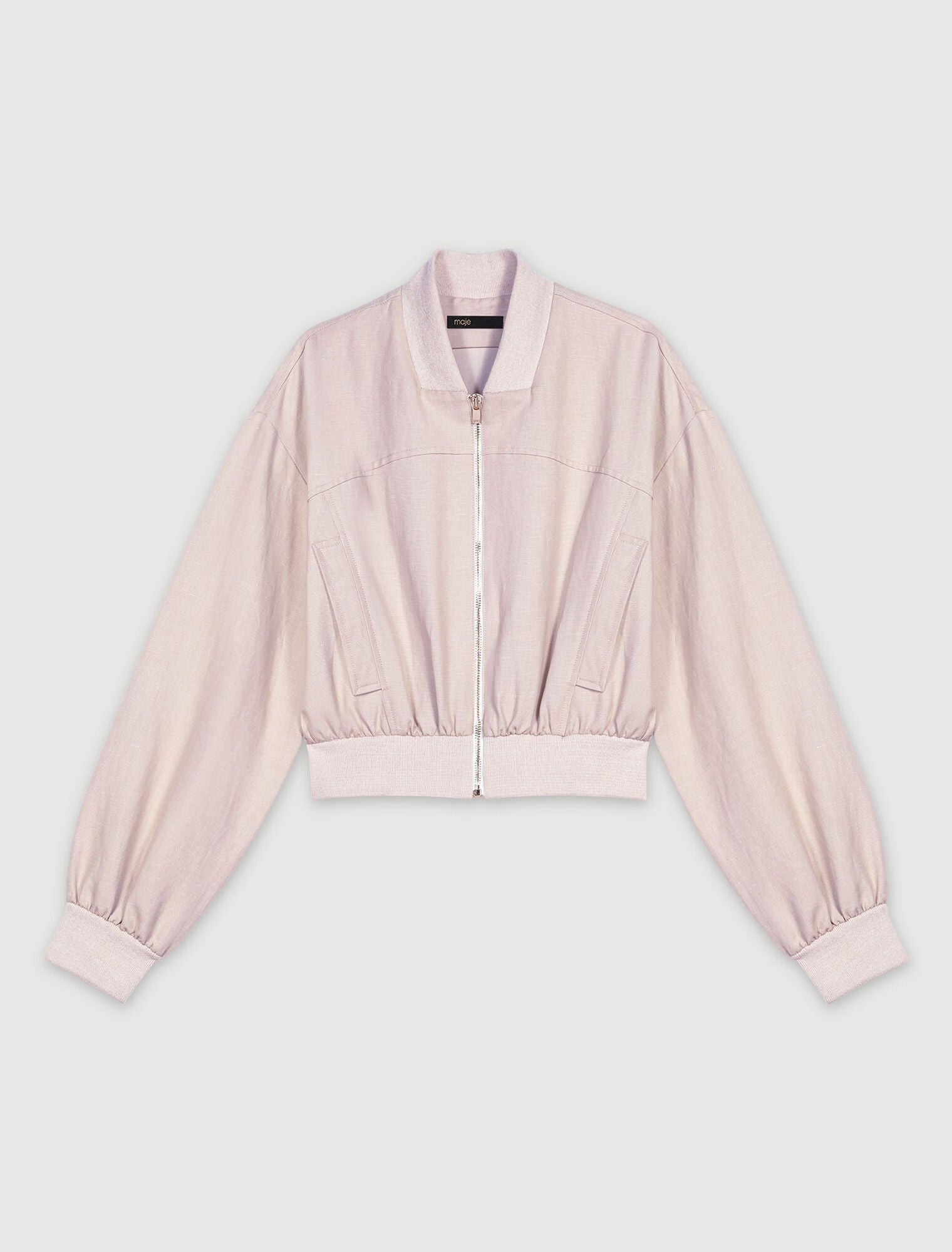 Maje Beige Mini JacketMaje