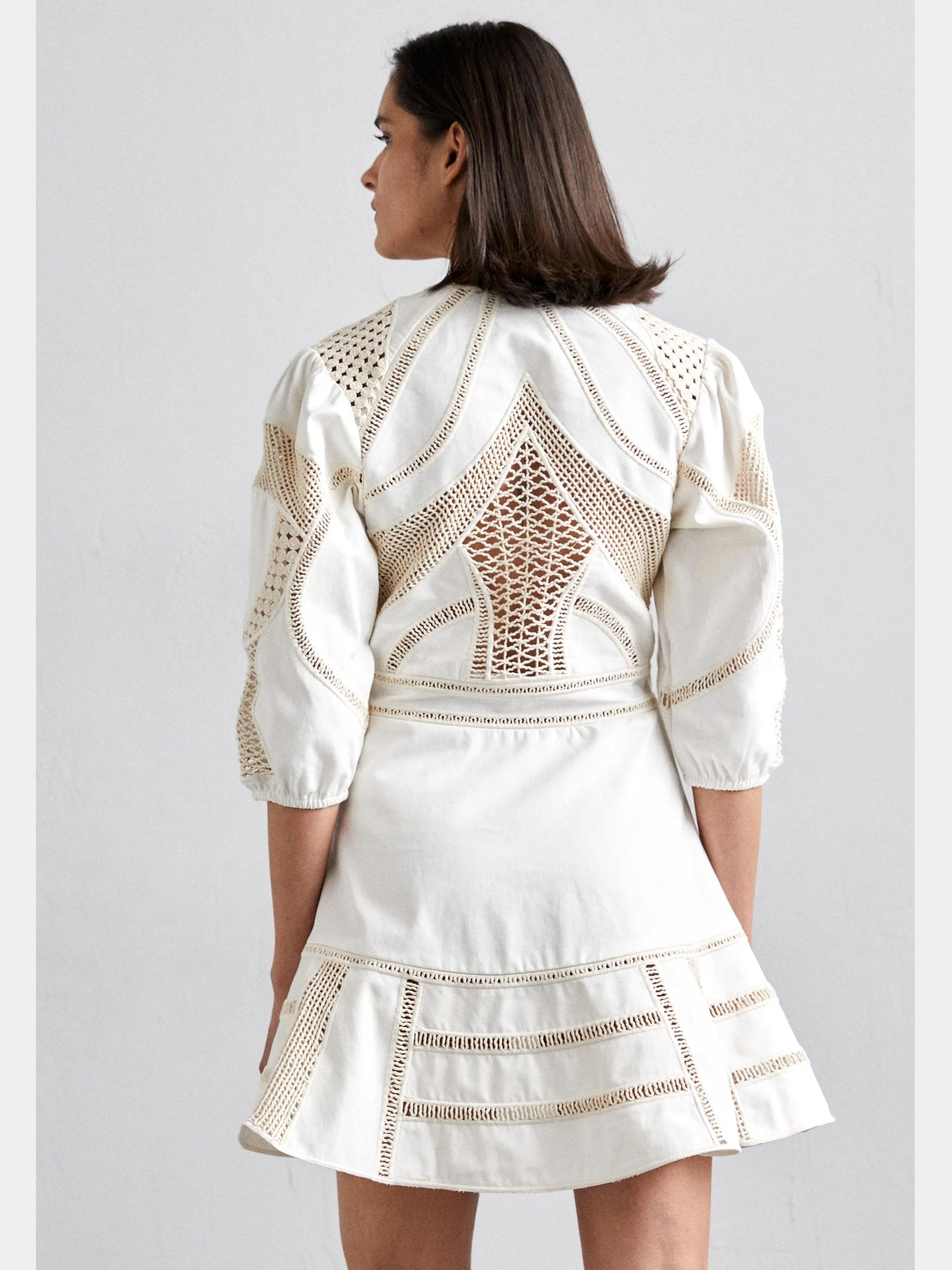 Maje Crochet Detail DressMaje