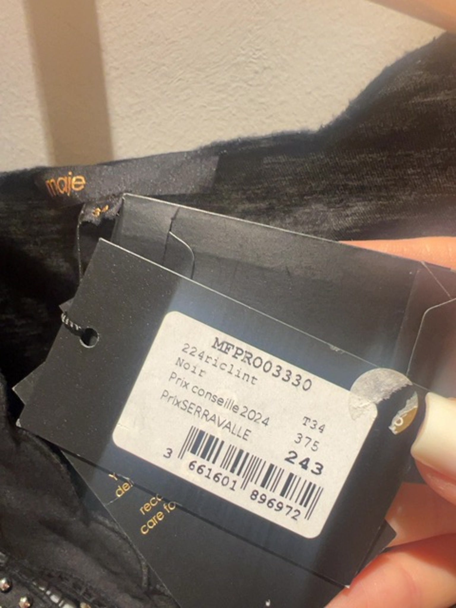 Maje Damska kurtka NoirMaje