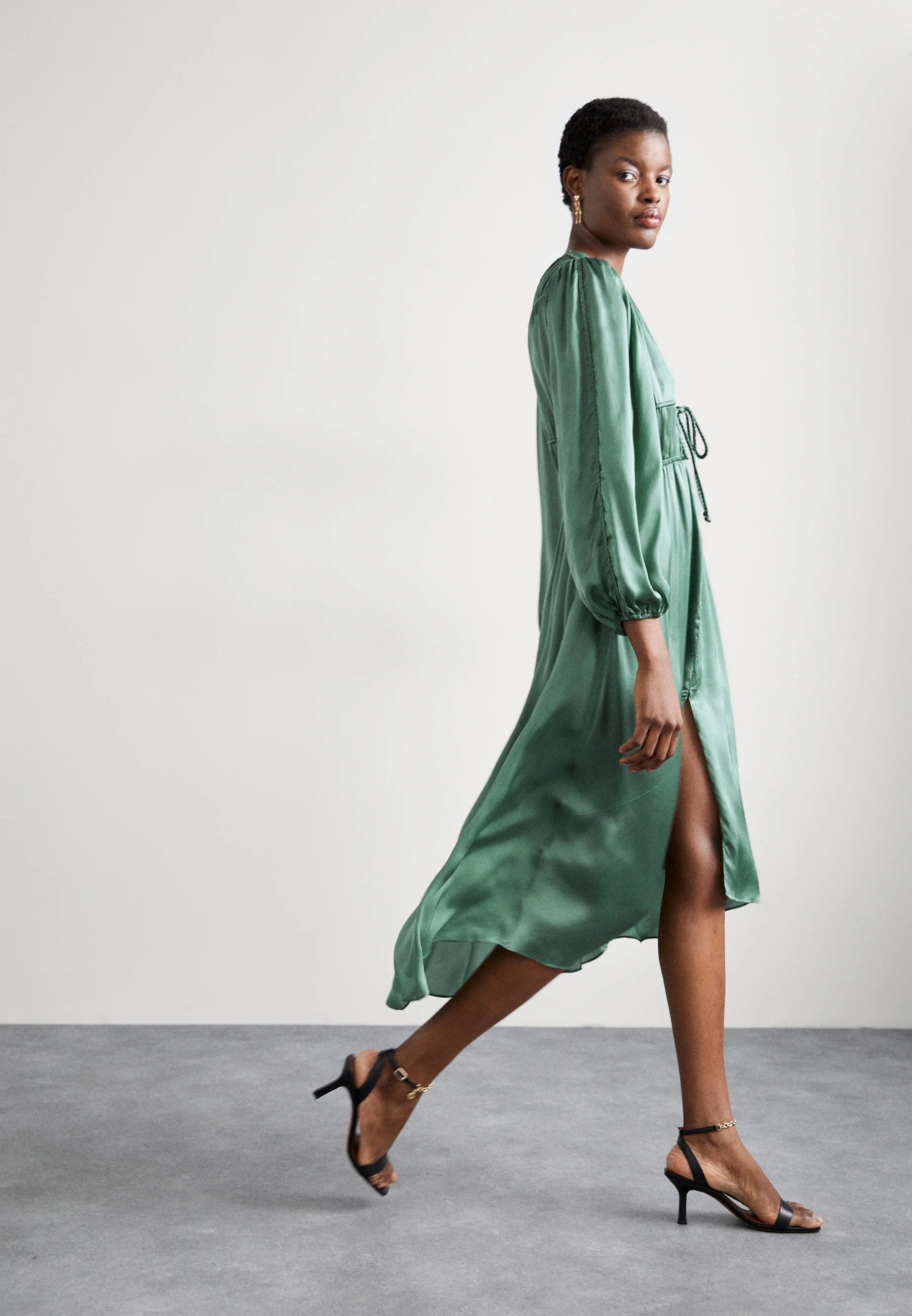 Maje Day Dress KakiMaje