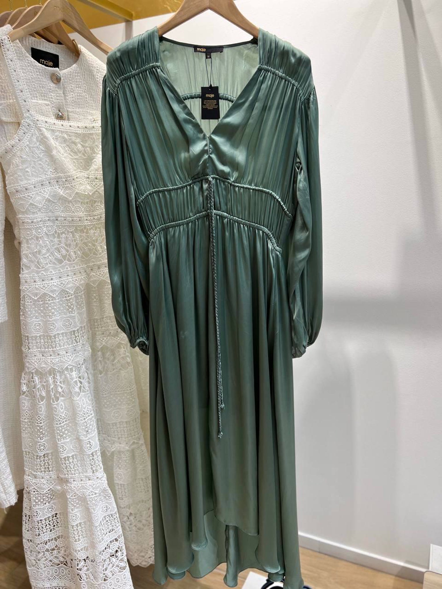 Maje Day Dress KakiMaje
