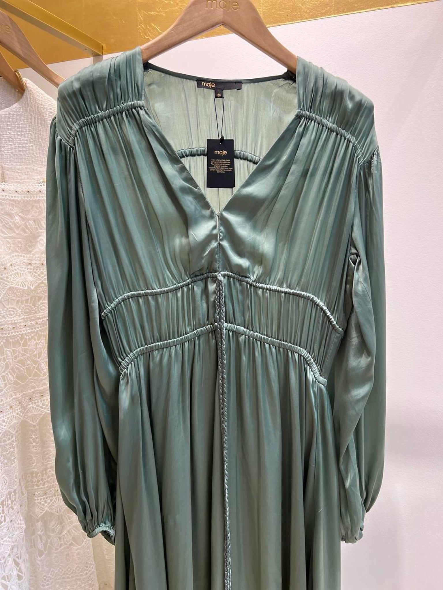 Maje Day Dress KakiMaje
