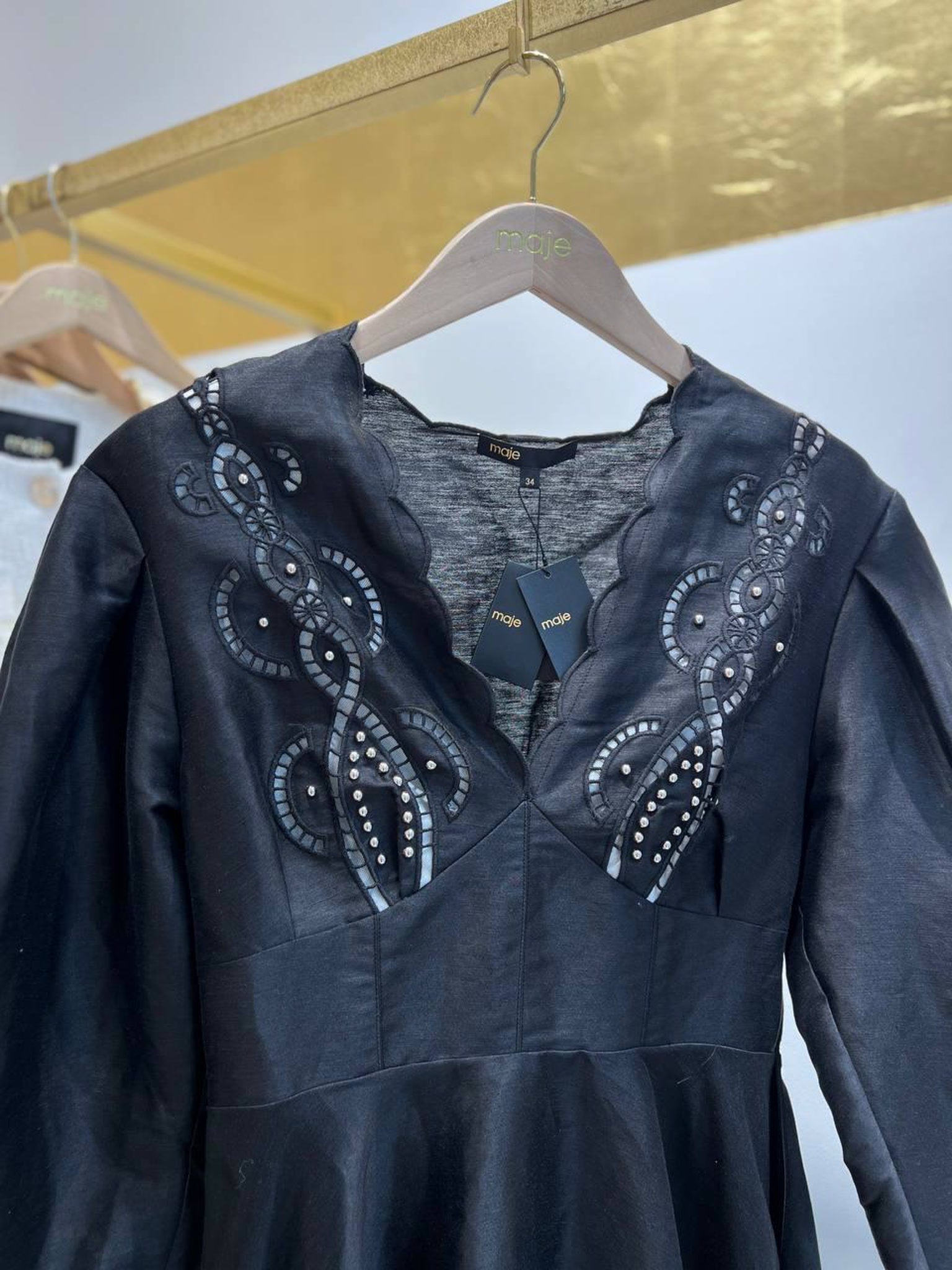 Maje Riclint Noir DressMaje