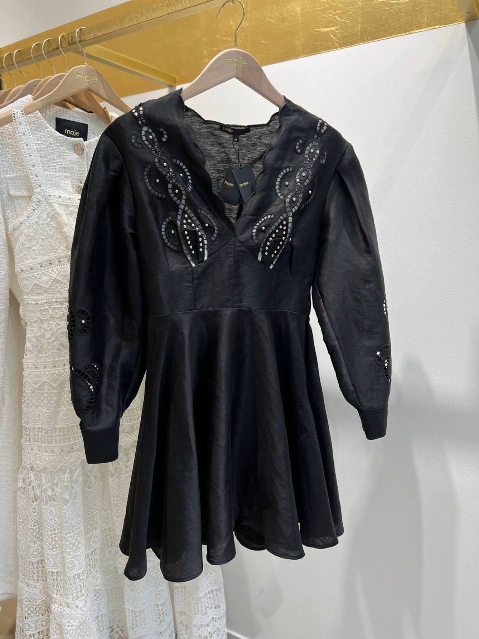 Maje Riclint Noir DressMaje
