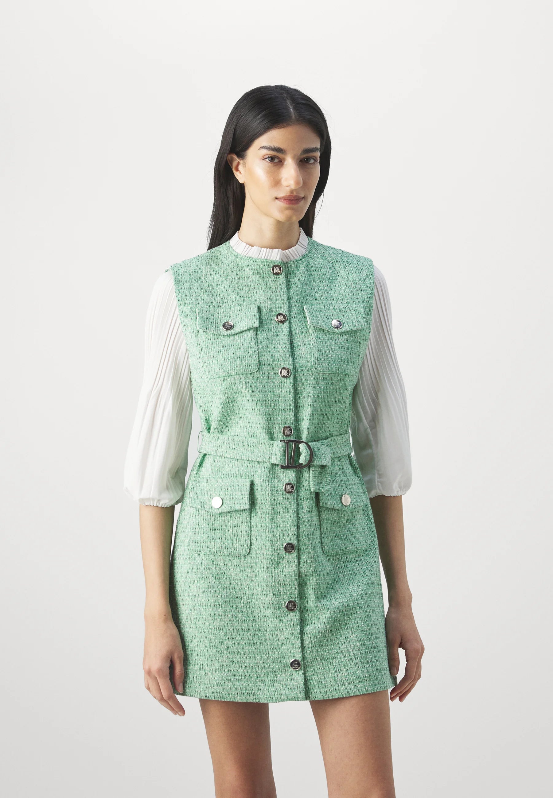 Maje Rinny Shirt Dress VertMaje