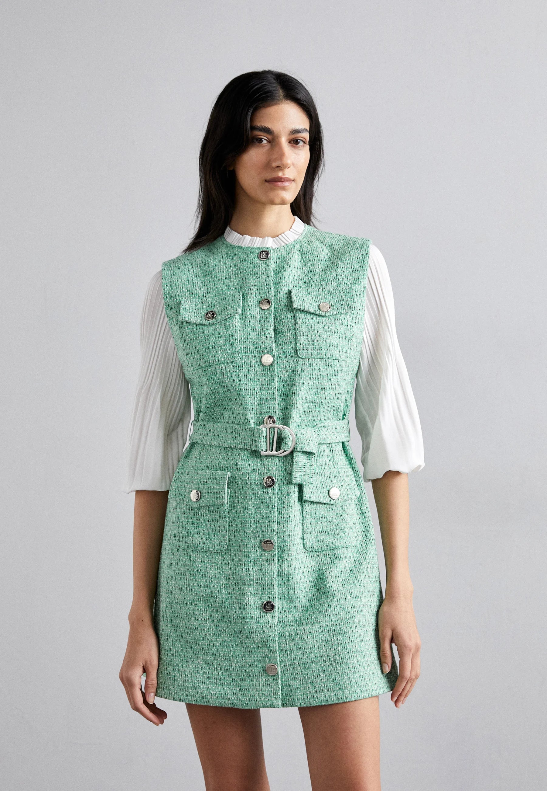 Maje Rinny Shirt Dress VertMaje