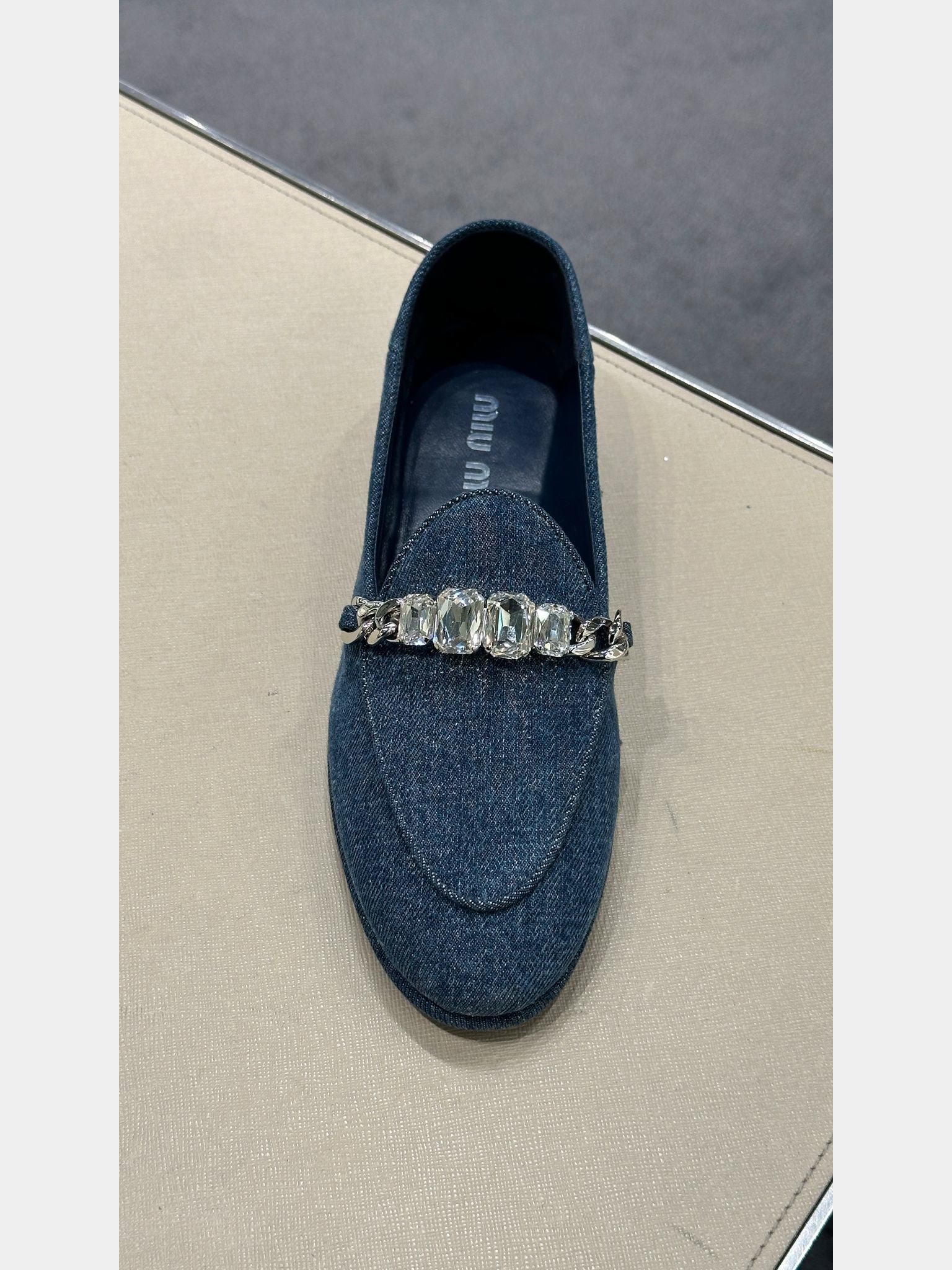 Miu Miu Denim LoafersMiu Miu