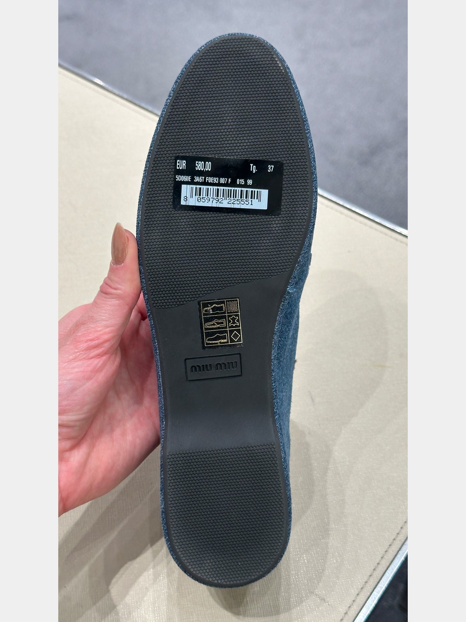 Miu Miu Denim LoafersMiu Miu