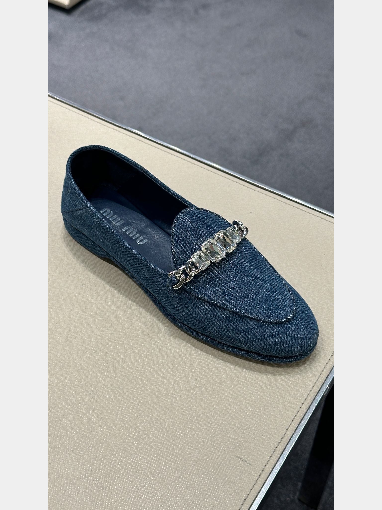 Miu Miu Denim LoafersMiu Miu