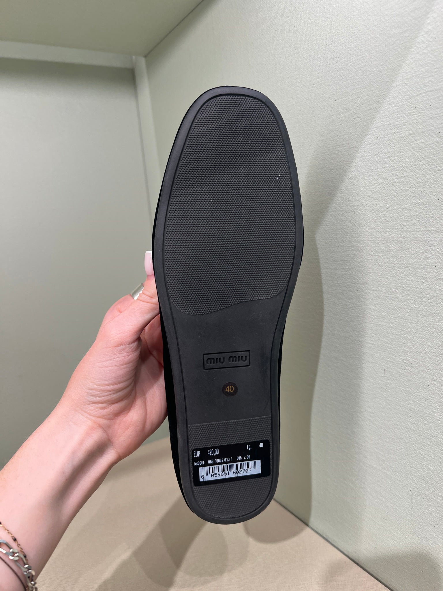 Miu Miu embroidered - logo slippers blackMiu Miu