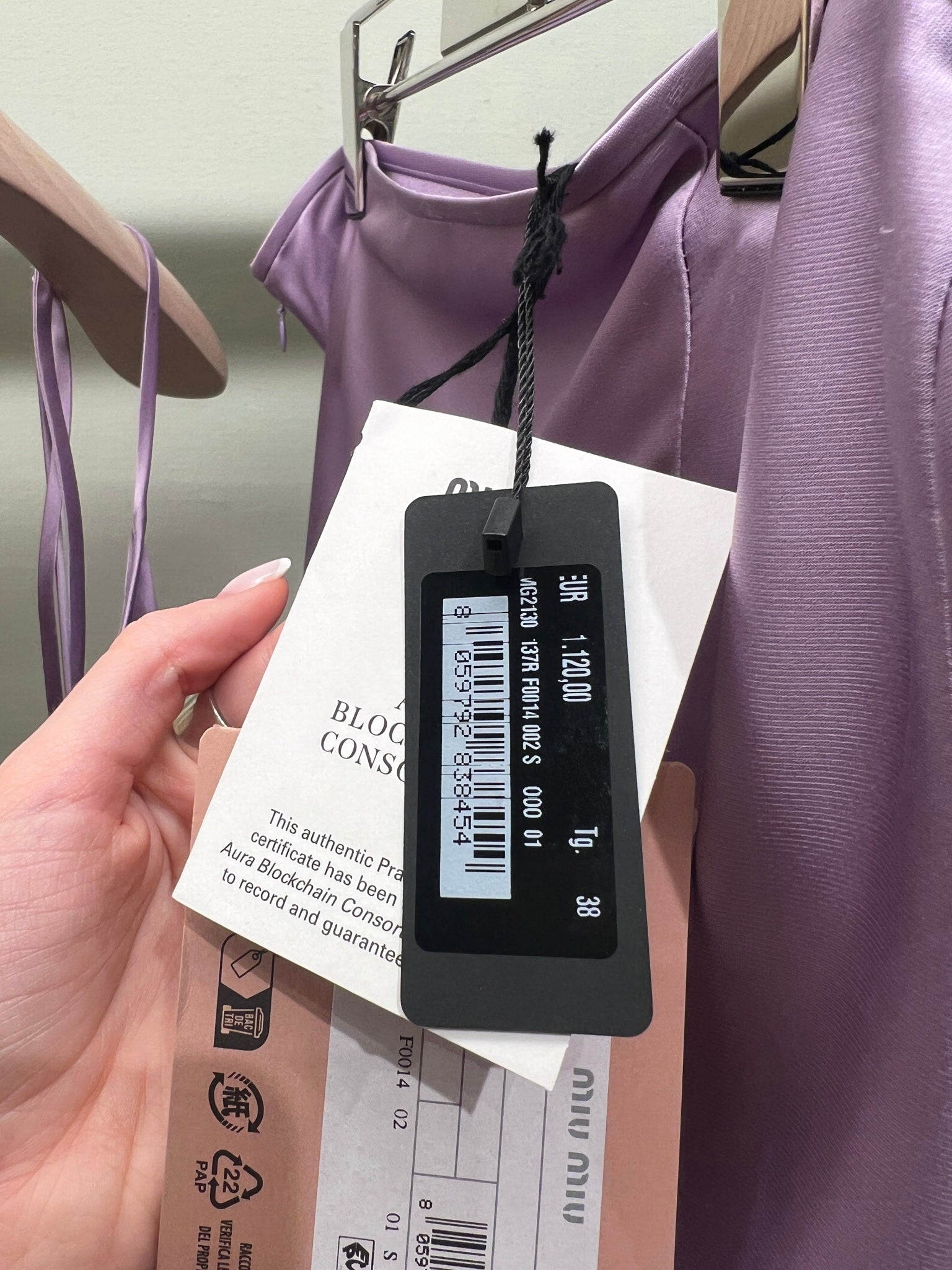 Miu Miu feather - trim midi skirt purpleMiu Miu