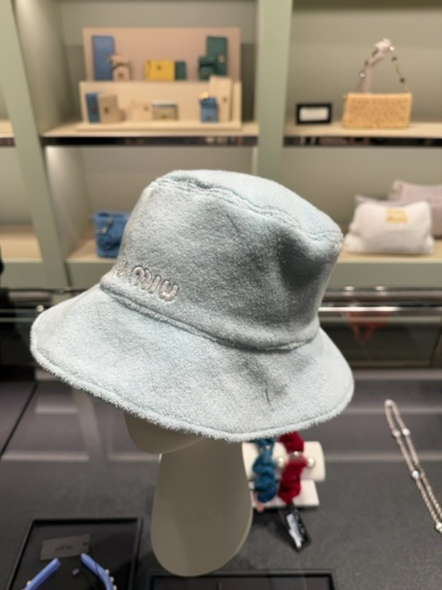 Miu Miu Hat blueMiu Miu