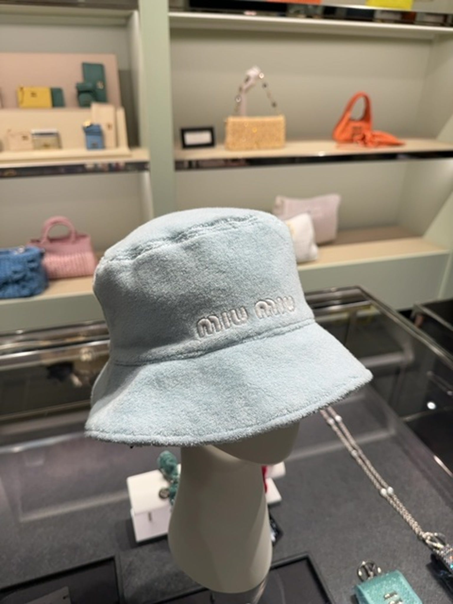 Miu Miu Hat blueMiu Miu