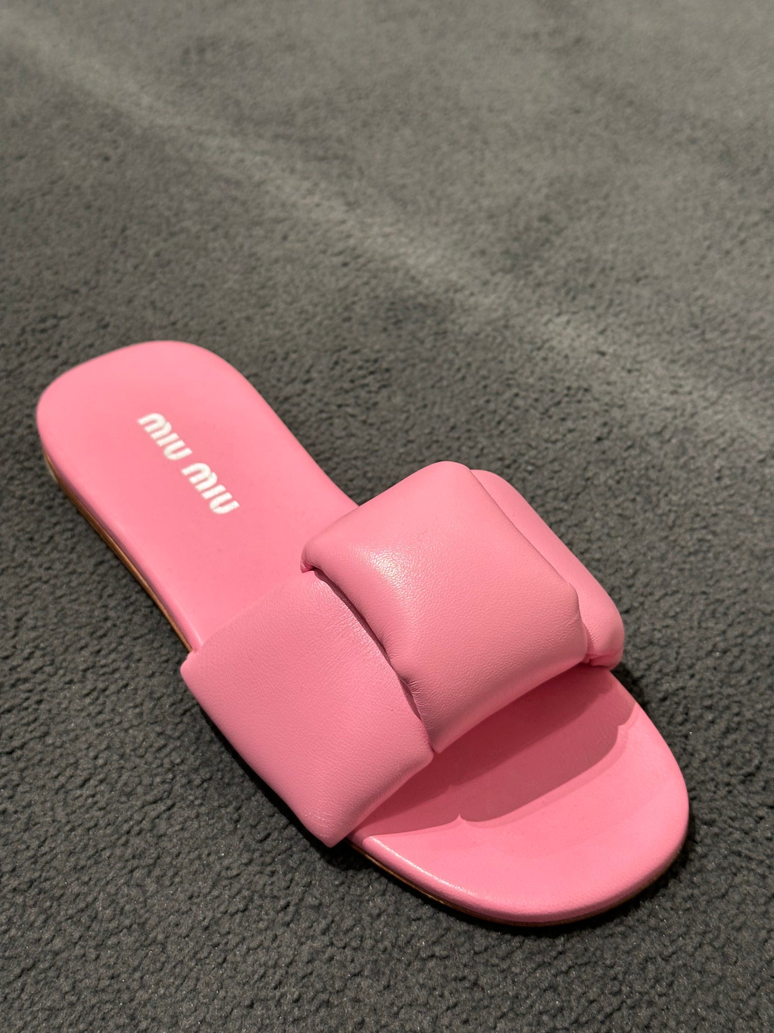 Miu Miu pink slippersMiu Miu
