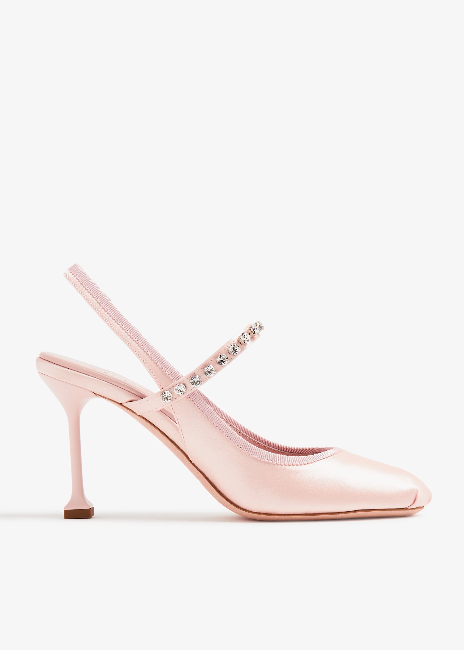 Miu Miu Satin slingback pumps pinkMiu Miu
