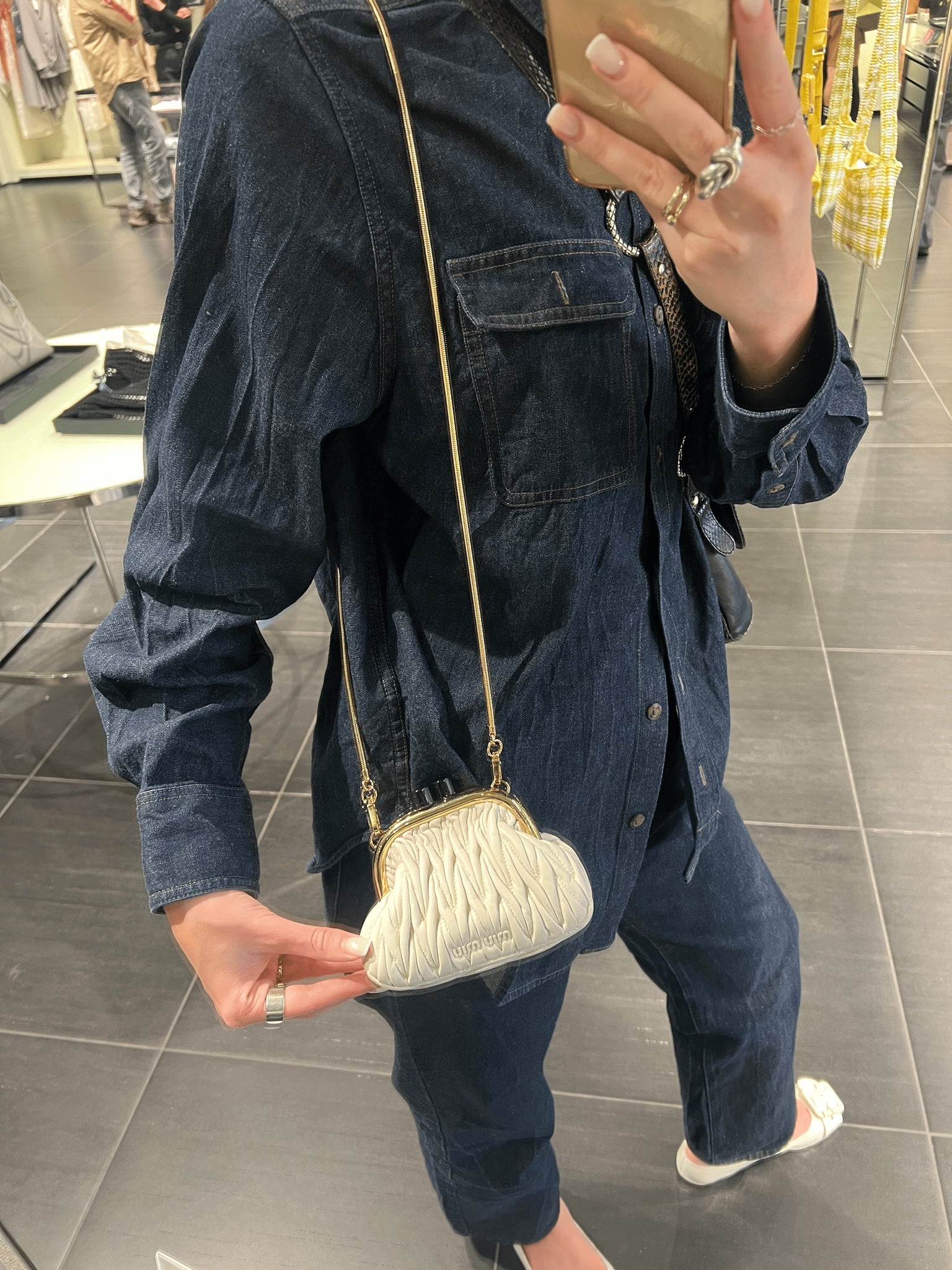 Miu Miu torebka damska biała 5BP016VOOO009 F0GYSMiu Miu
