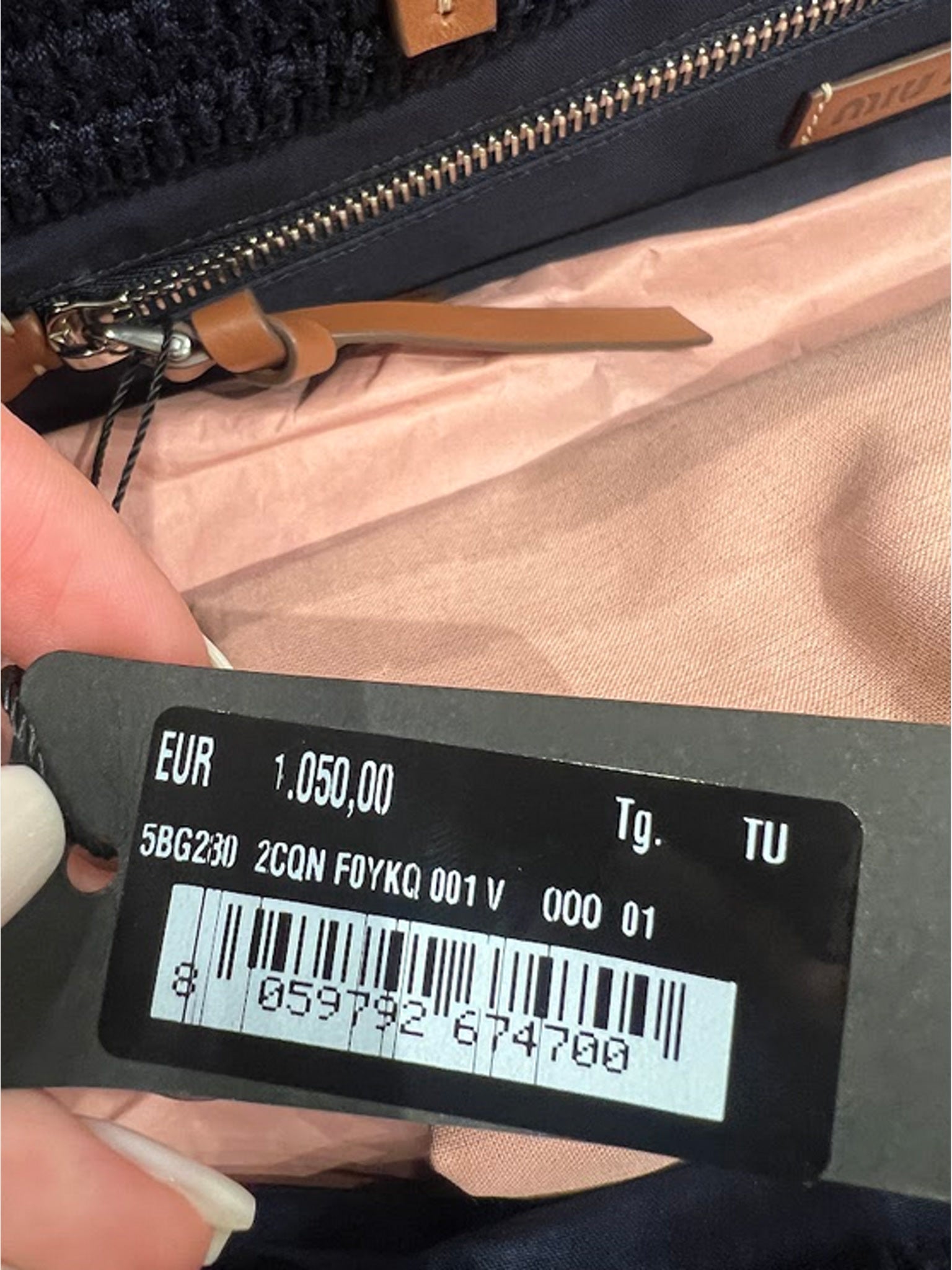 Miu Miu tote bag czarno czerwona 2CON FOYKQ 001 VMiu Miu