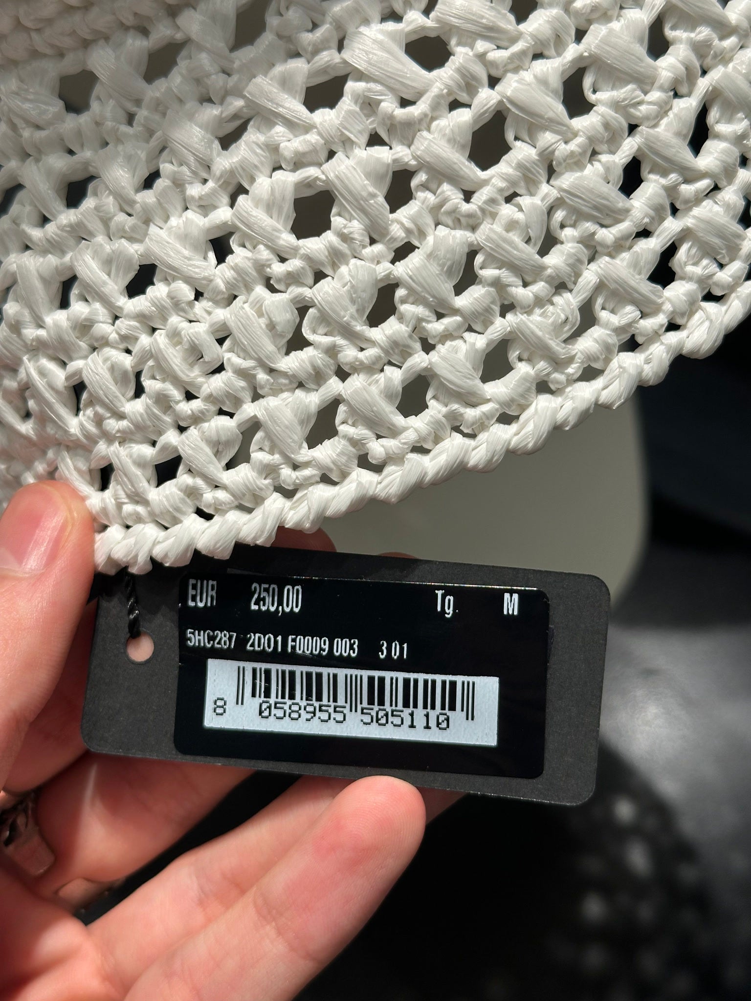Miu Miu White Knit BagMiu Miu