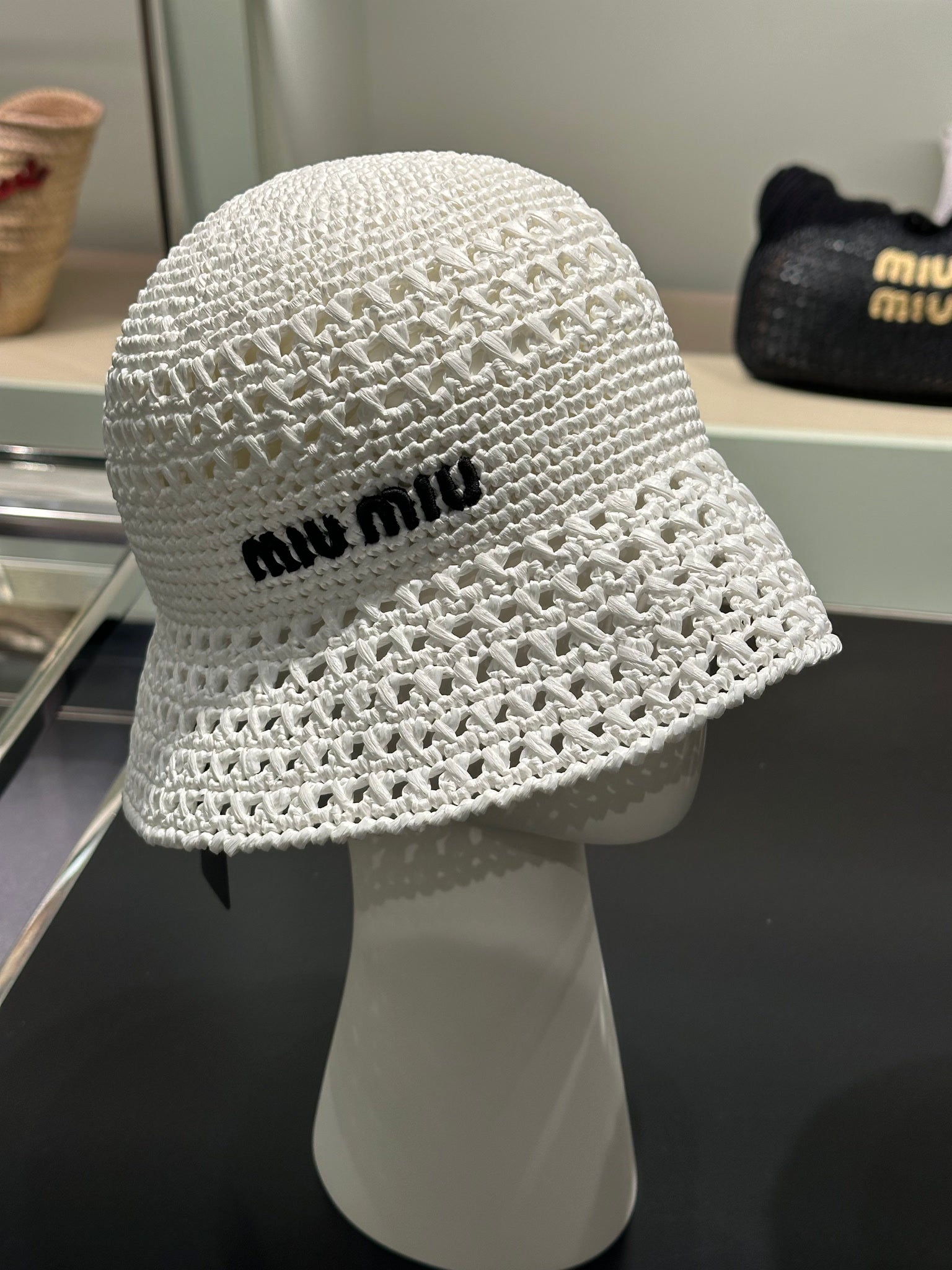 Miu Miu White Knit BagMiu Miu