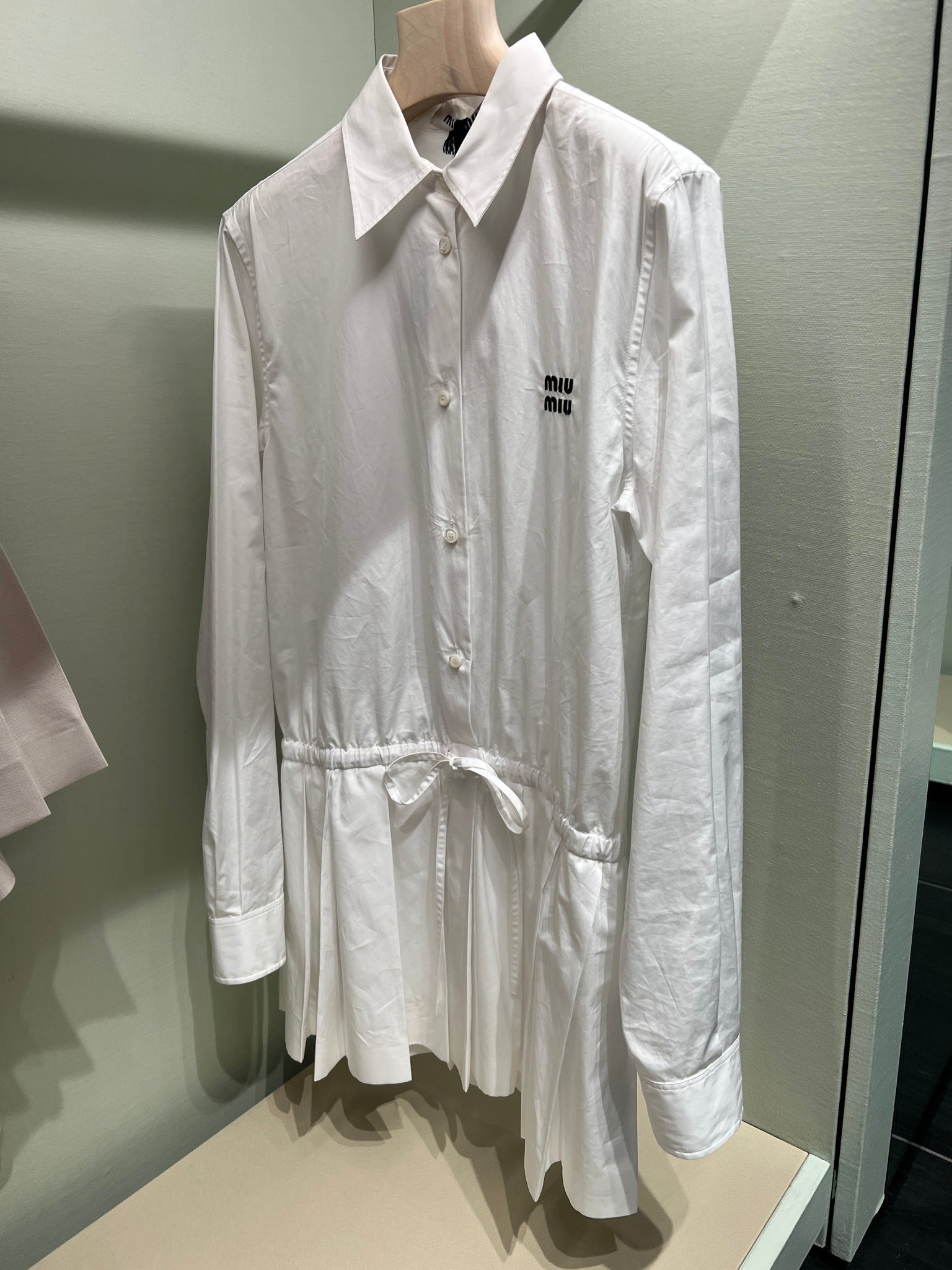 Miu Miu White Shirt dressMiu Miu
