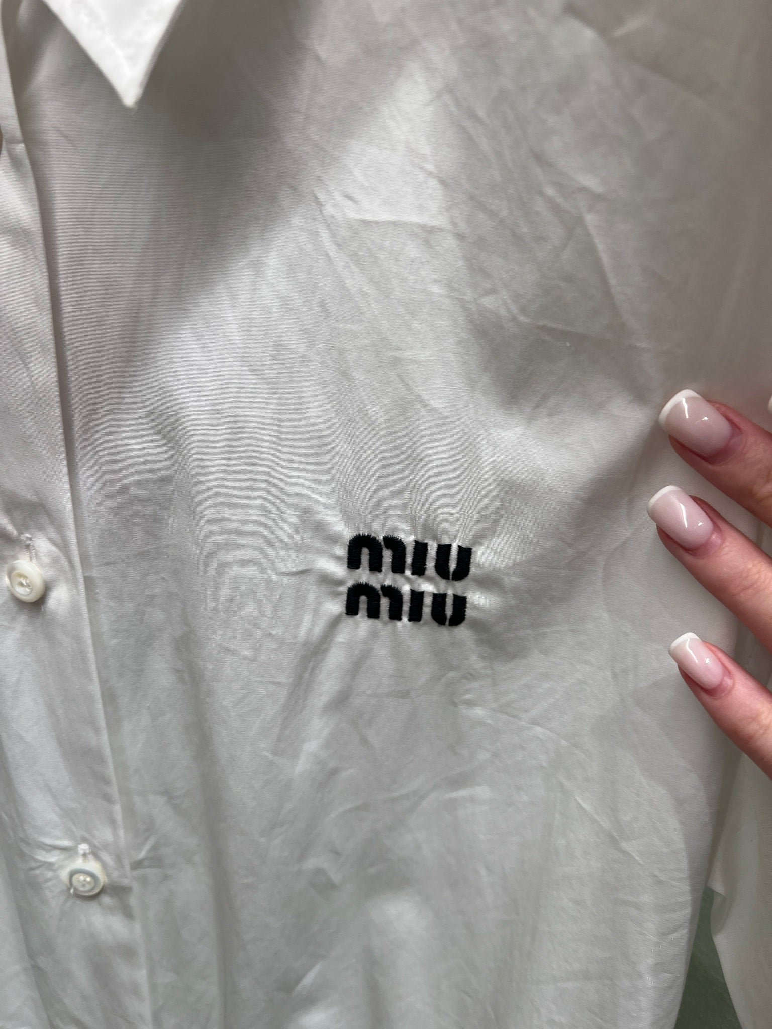 Miu Miu White Shirt dressMiu Miu