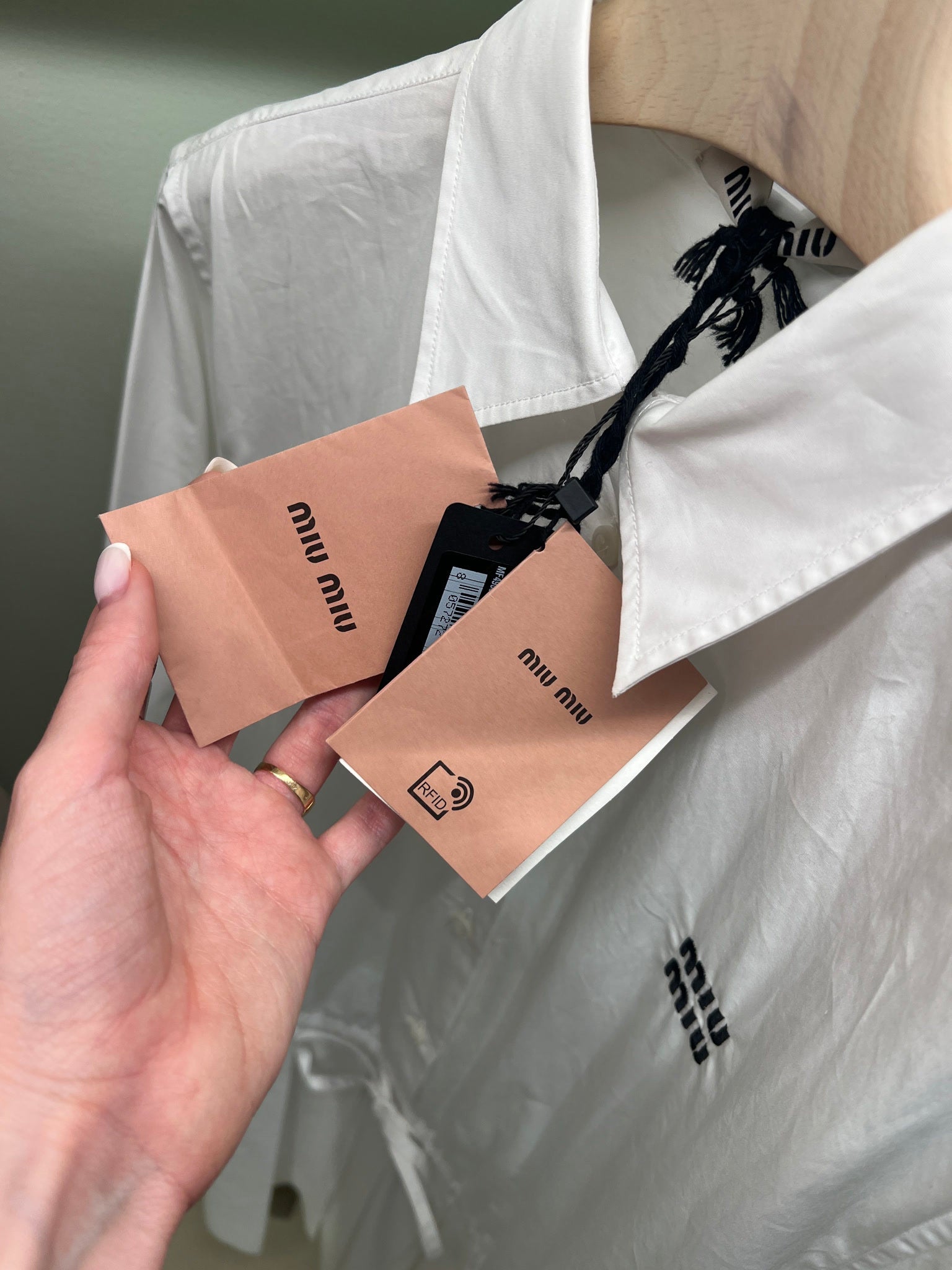 Miu Miu White Shirt dressMiu Miu