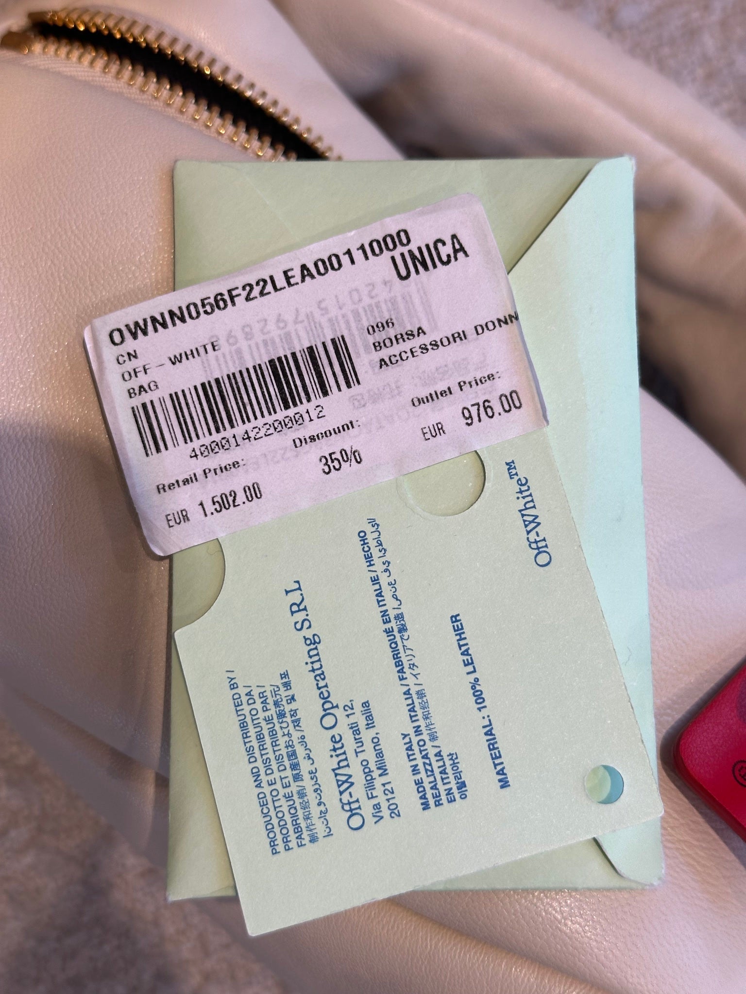 Off - White Borsa Accessori DonnaOff - White
