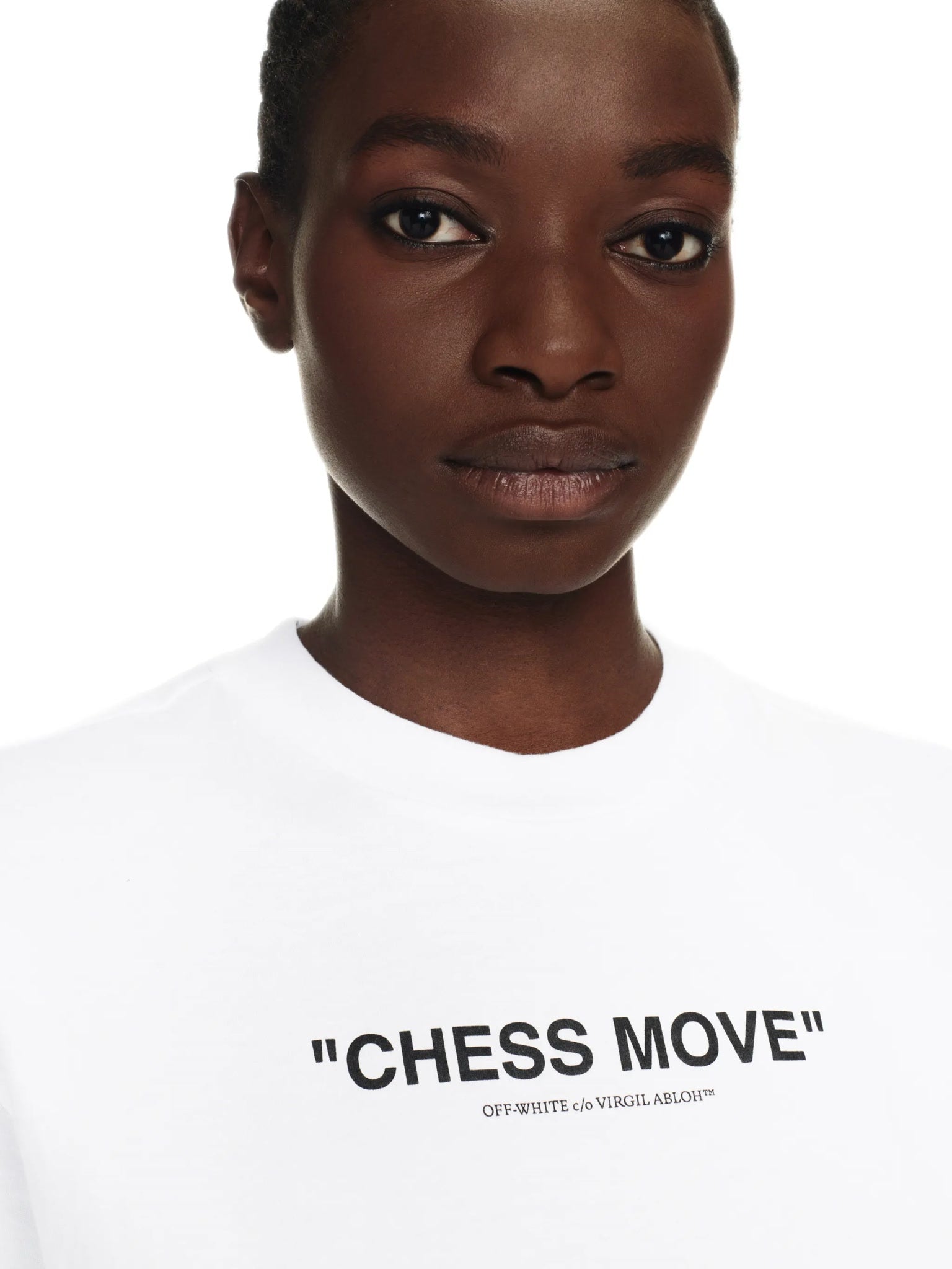 Off - White Chess Move Casual TeeOff - White