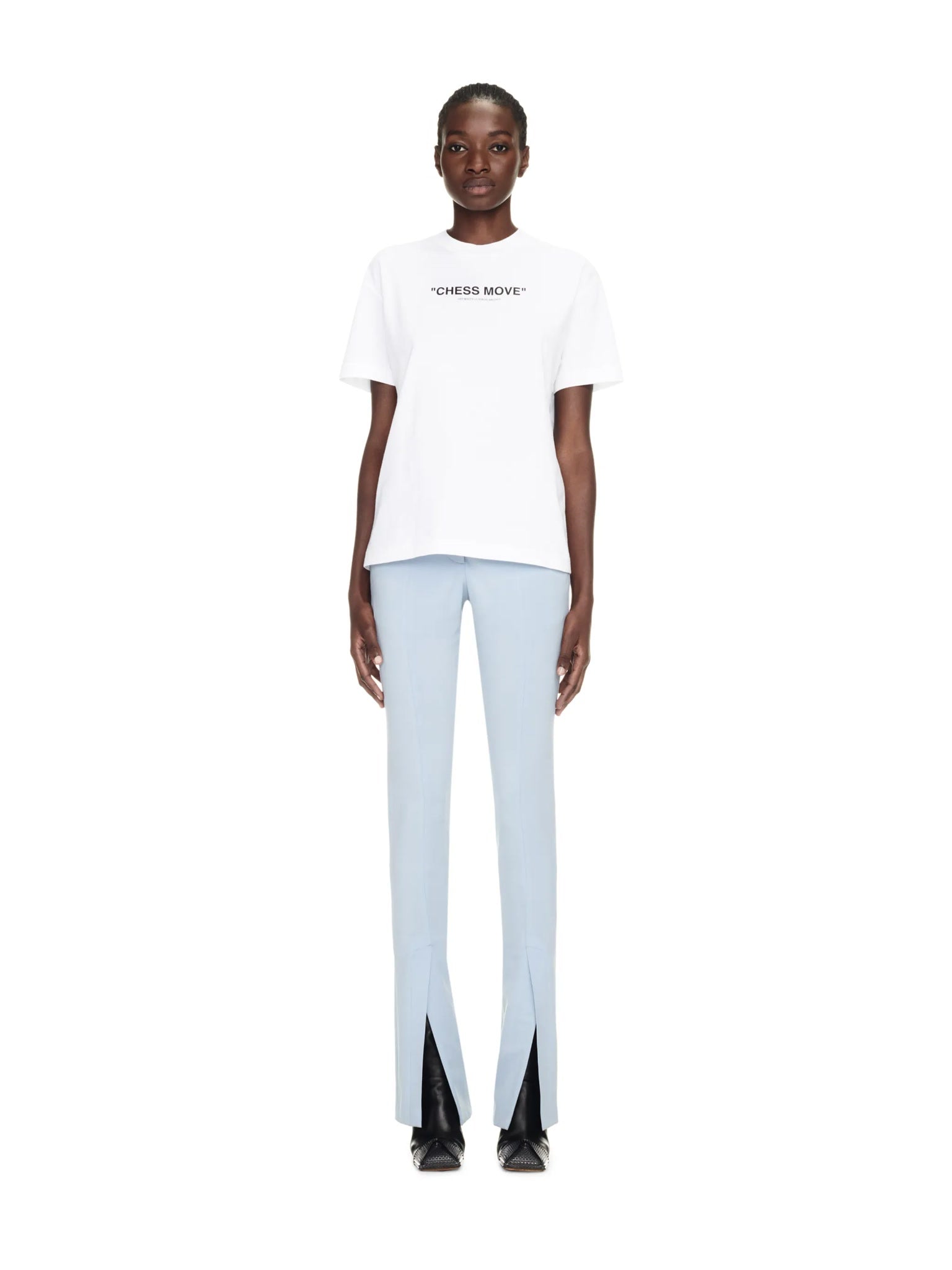 Off - White Chess Move Casual TeeOff - White